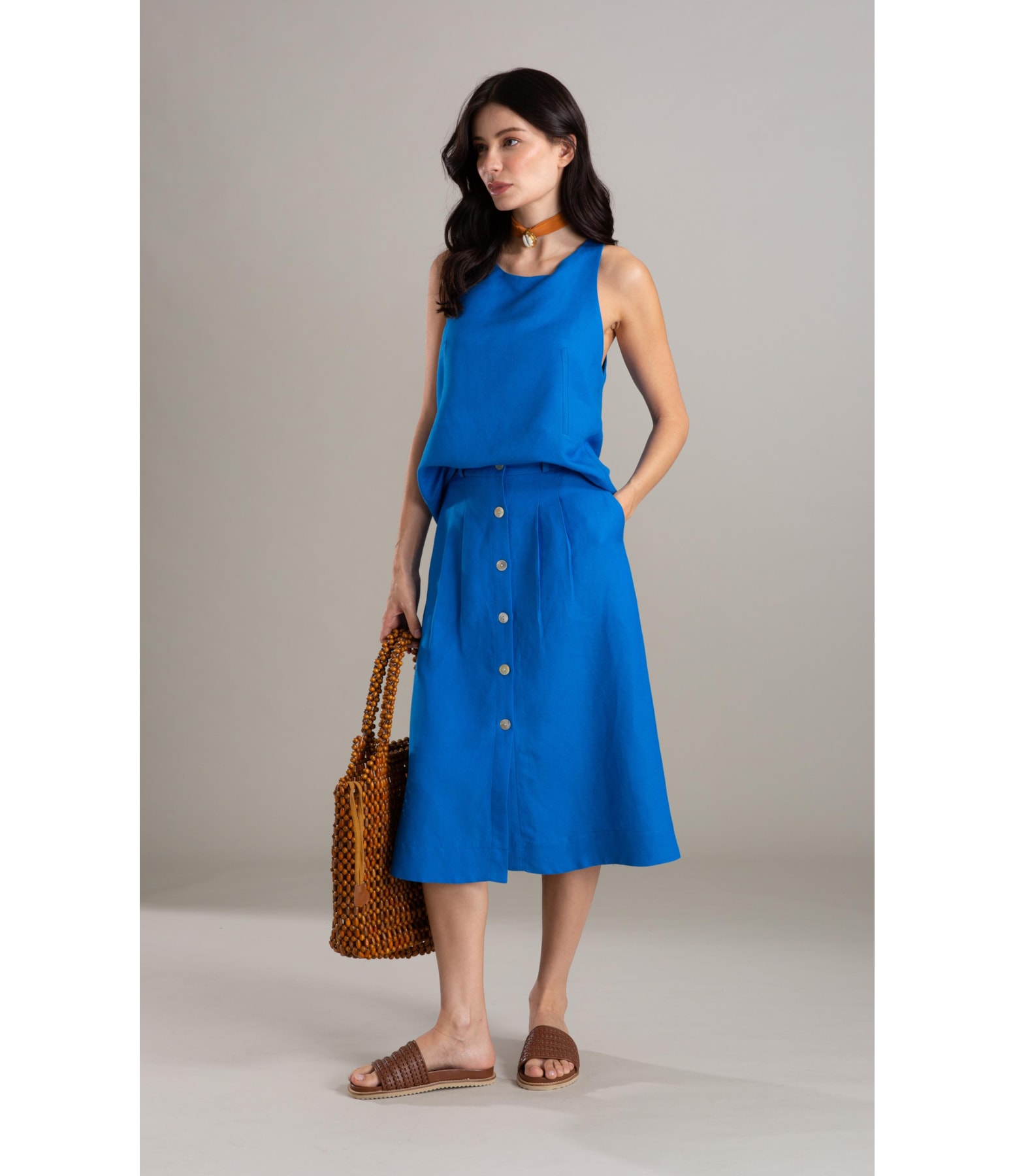 Regata Linho Mila Royal