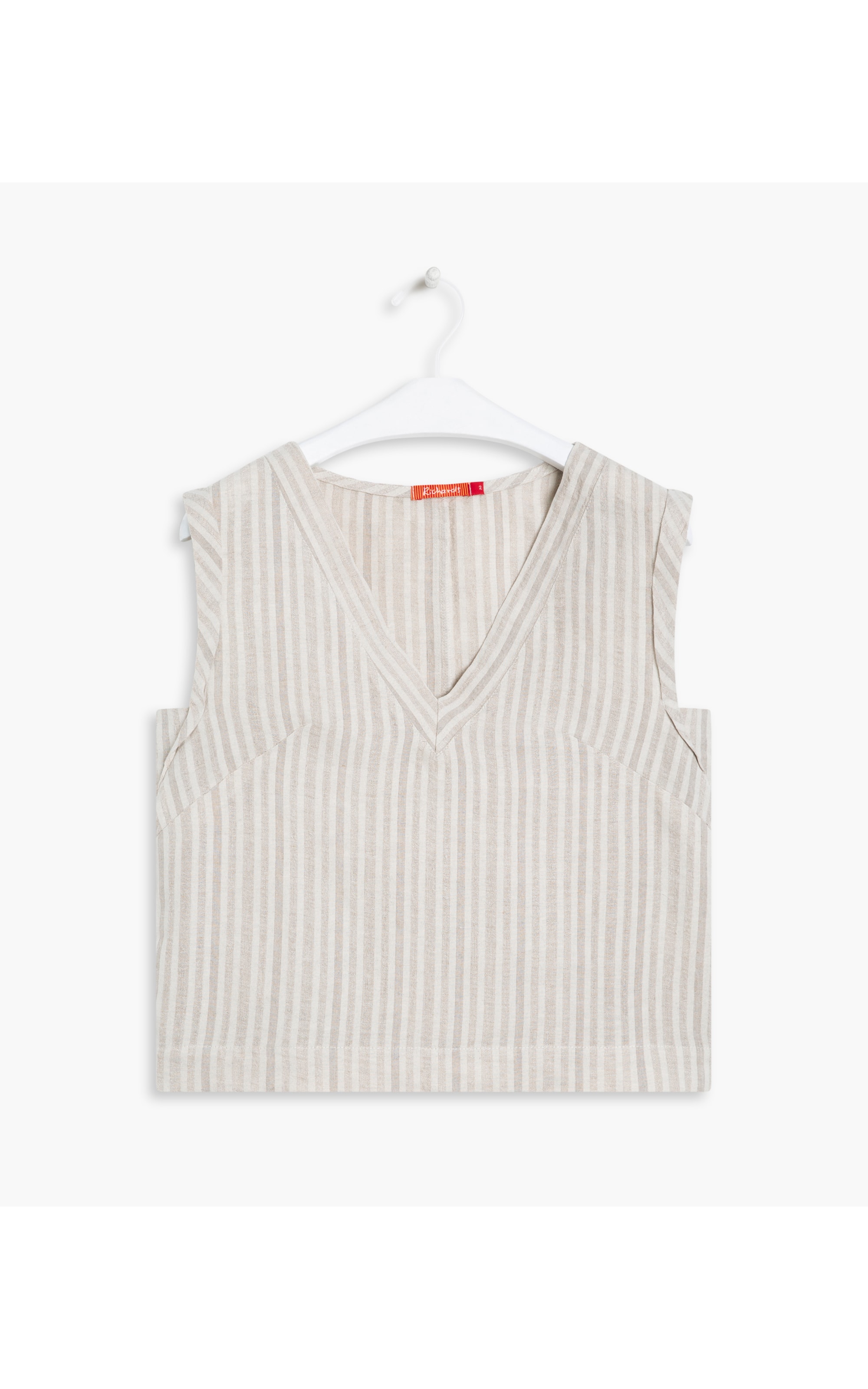 Regata Linho   Olivia Natural Caqui