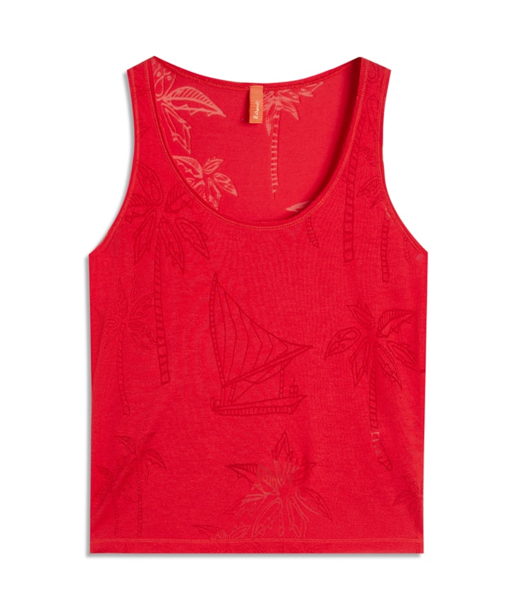 Regata Liria Devore Vermelho