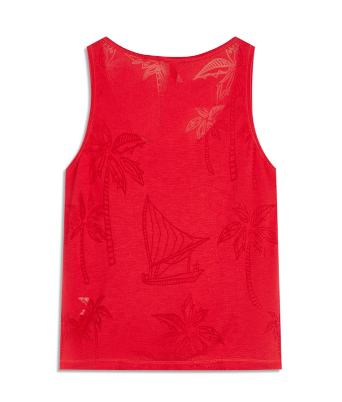 Regata Liria Devore Vermelho