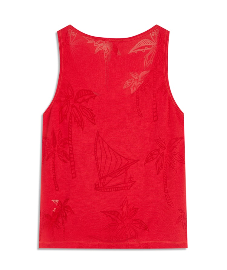 Regata Liria Devore Vermelho