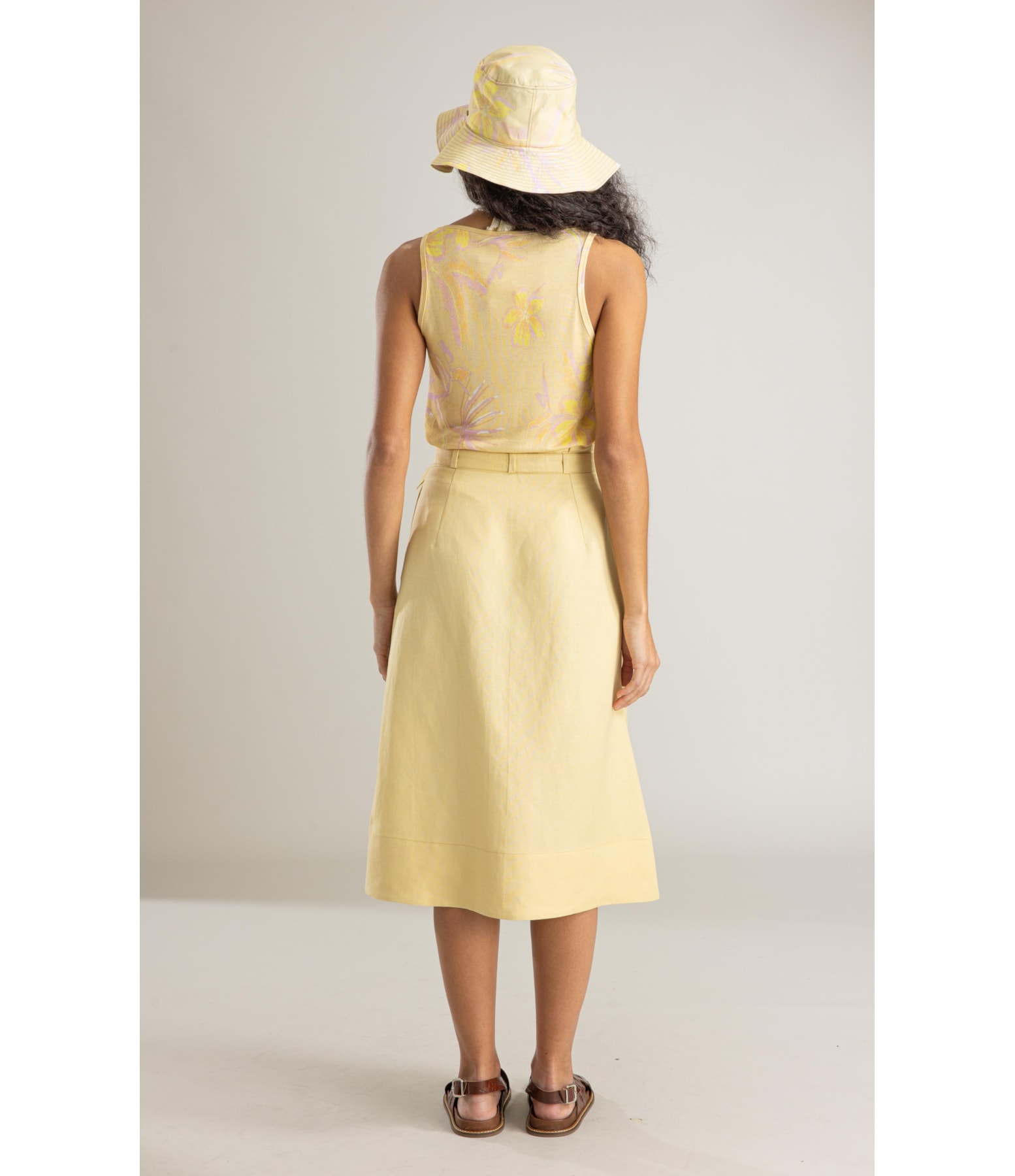 Regata Liria Estampa Caete Lb Amarelo