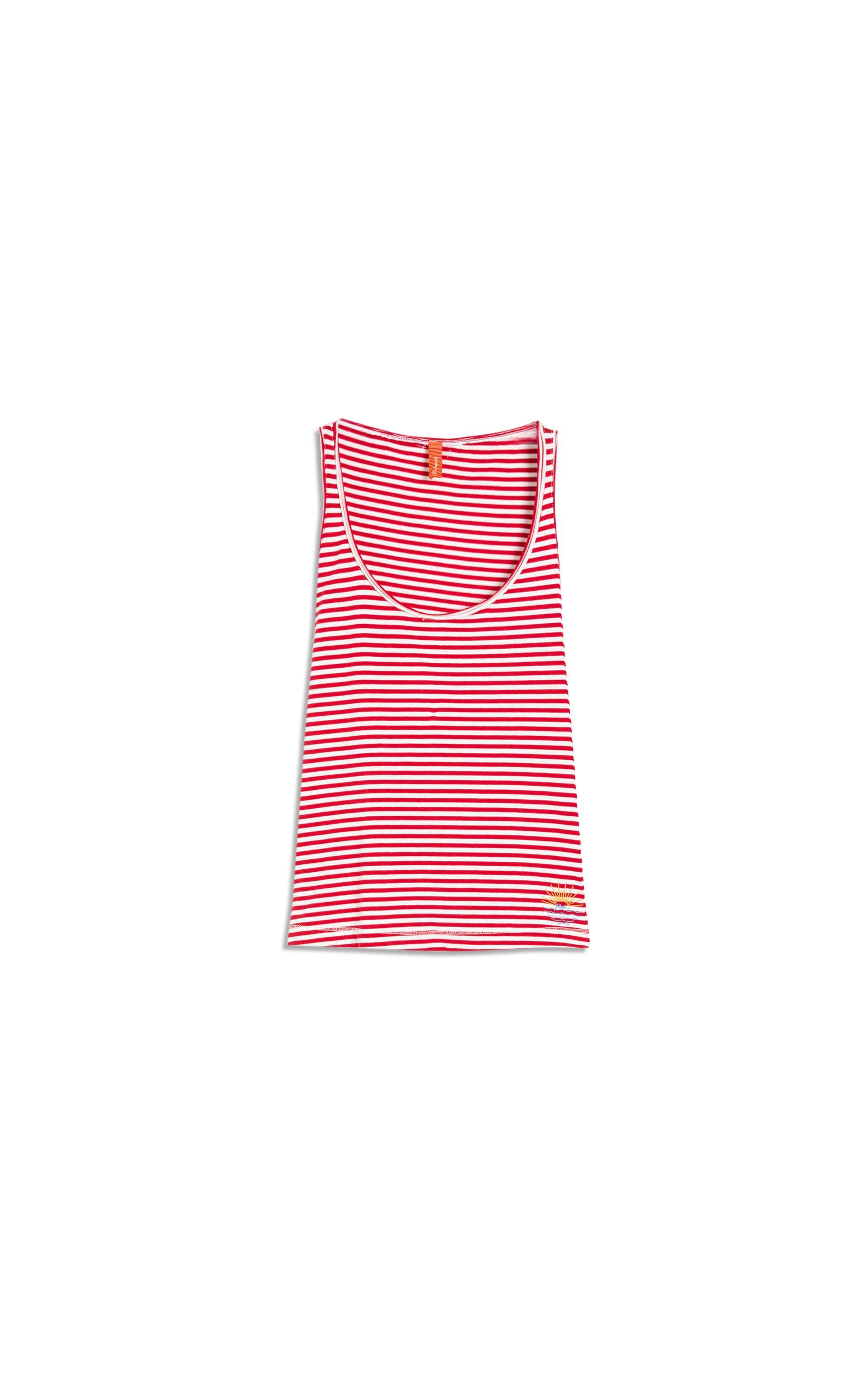 Regata Liria Listrada Vermelho