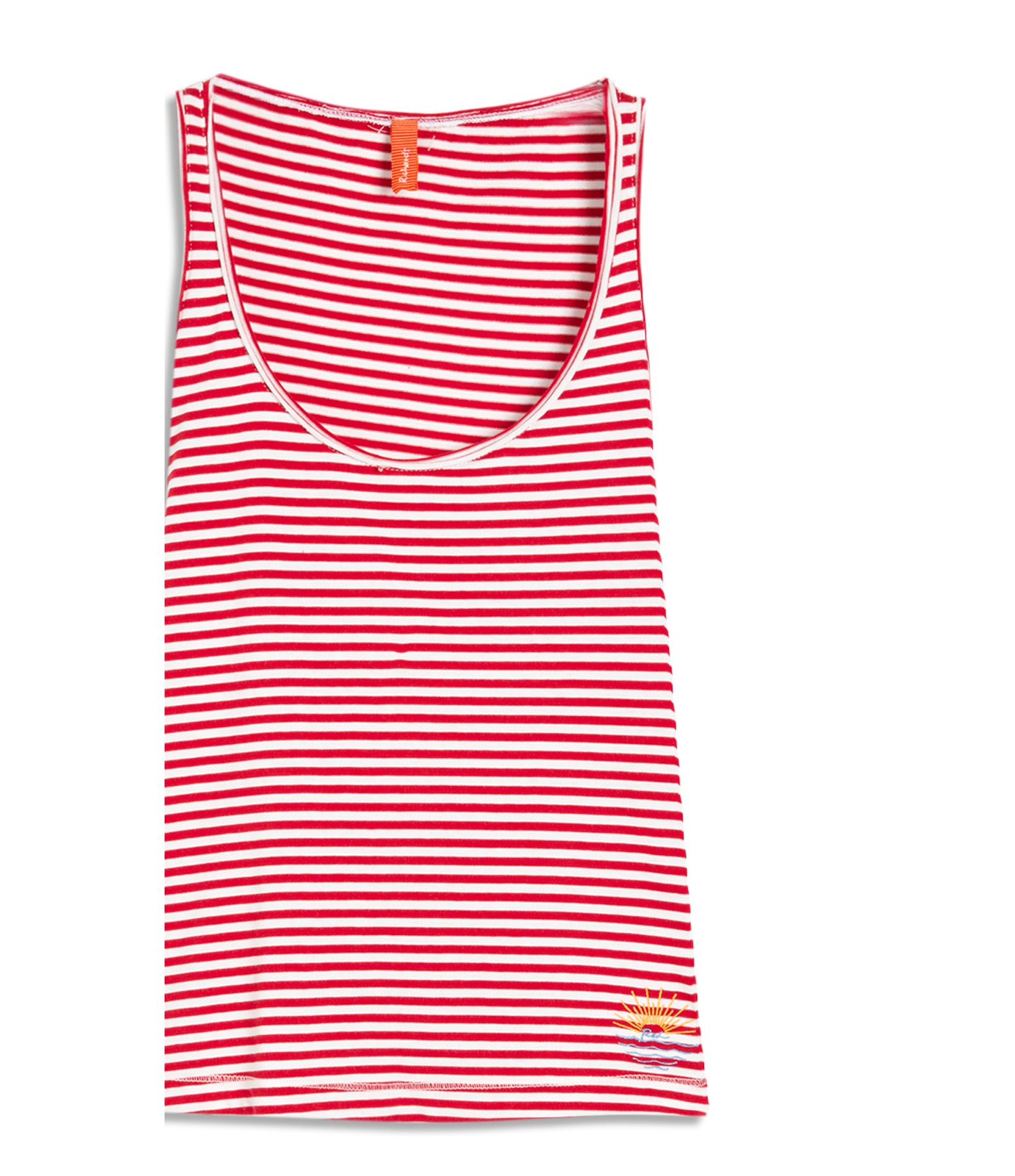 Regata Liria Listrada Vermelho