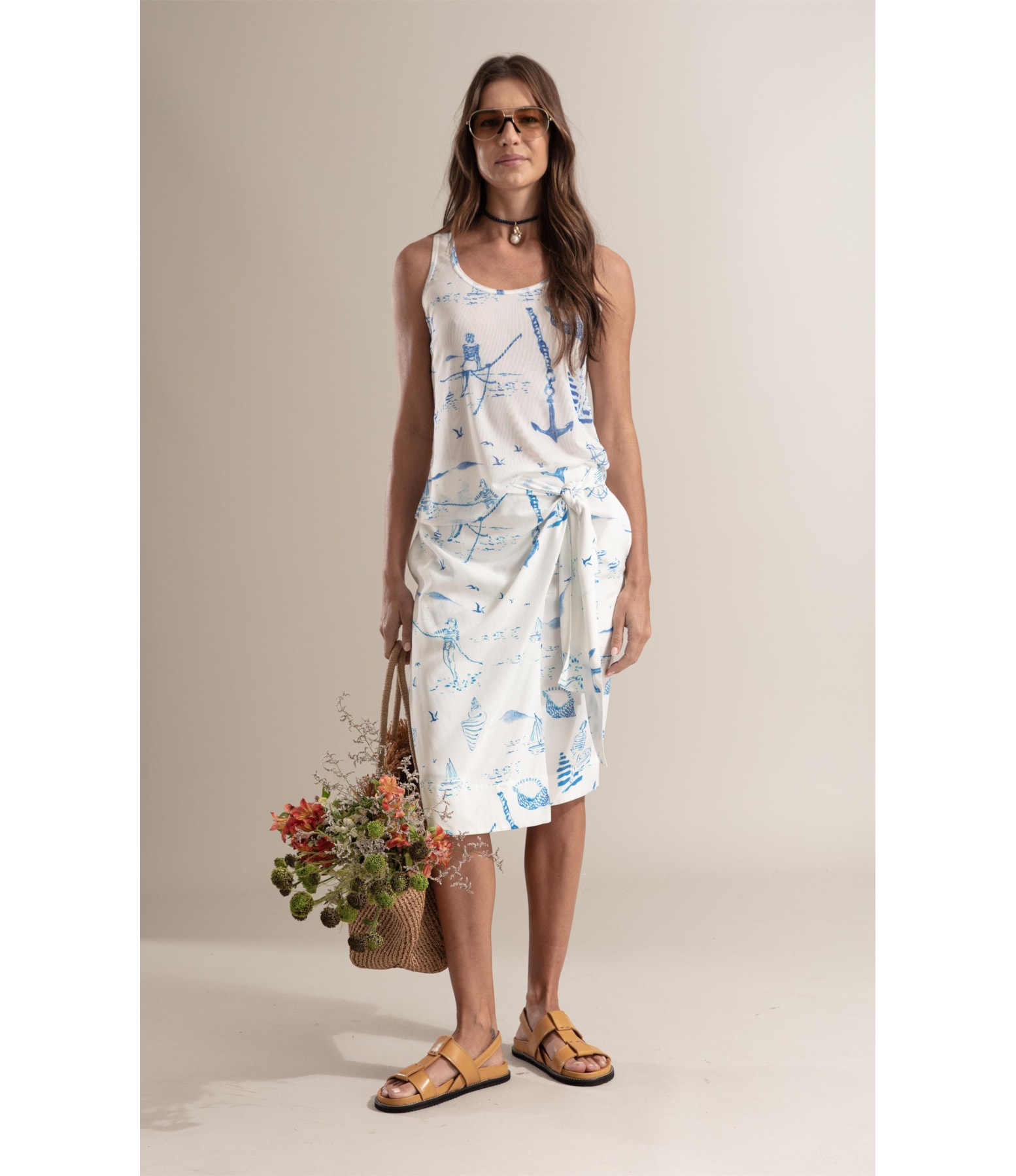 Regata Liria Tule Sailor Azul Bic