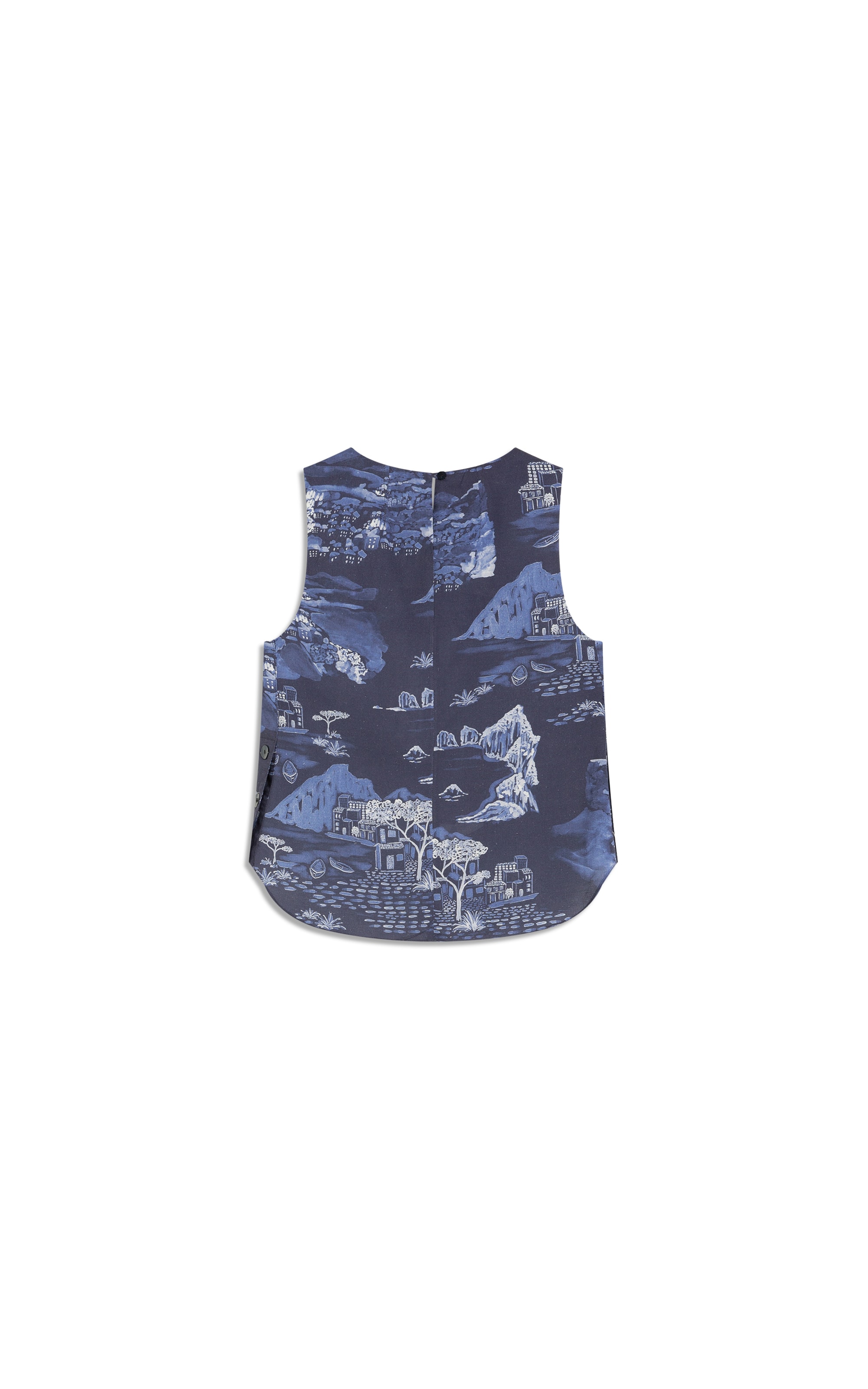 Regata Melinda Spiaggio Linho Blend Purple Blue