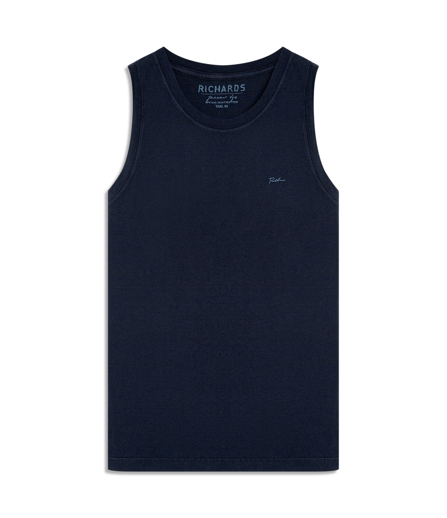 Regata Mm Decote Careca Dark Navy