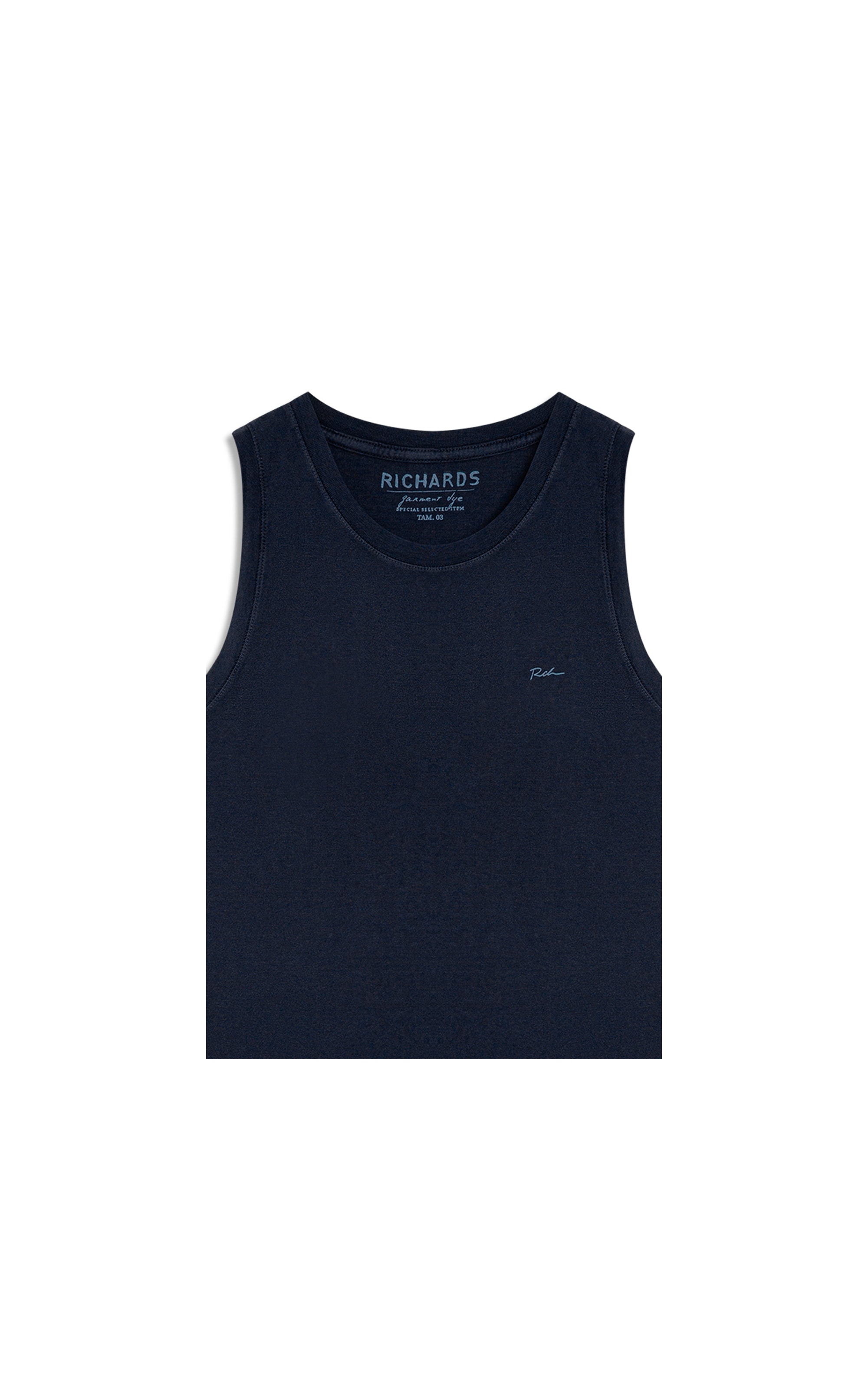 Regata Mm Decote Careca Dark Navy