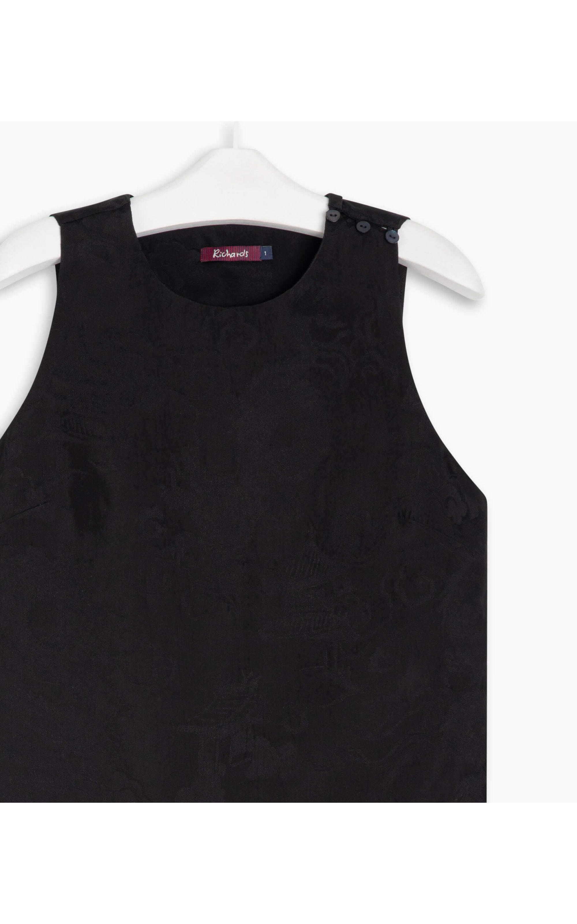 Regata Oda Jacquard Preto