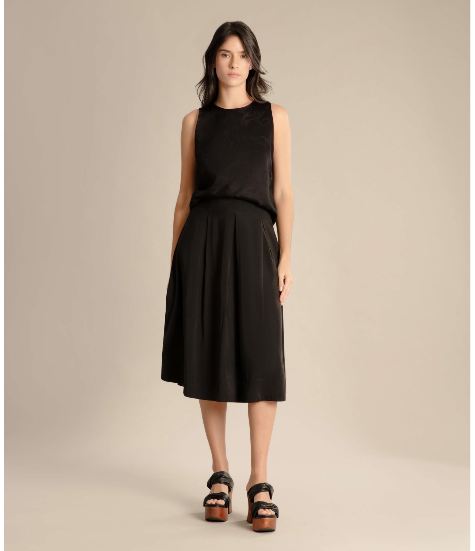 Regata Oda Jacquard Preto