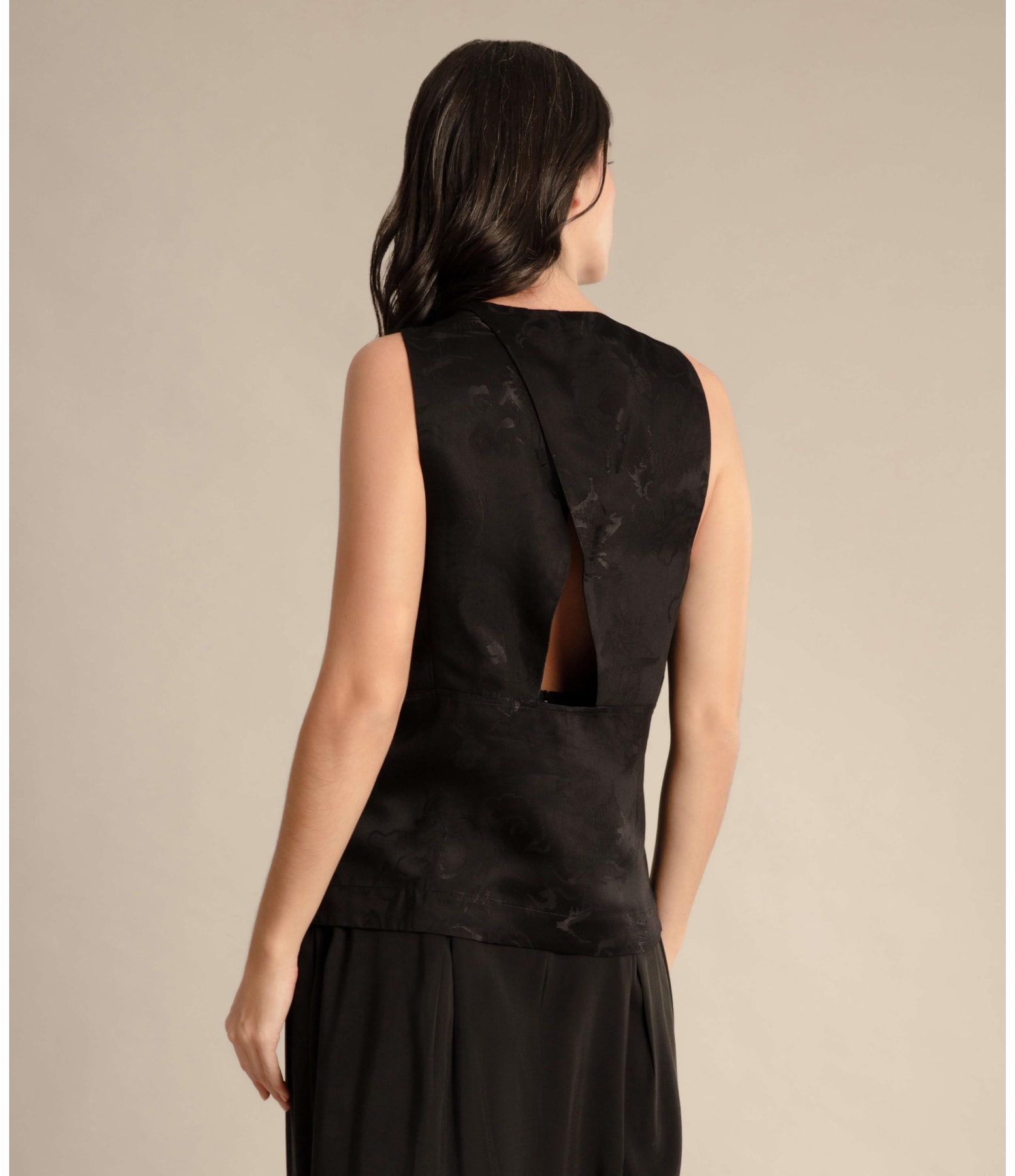 Regata Oda Jacquard Preto