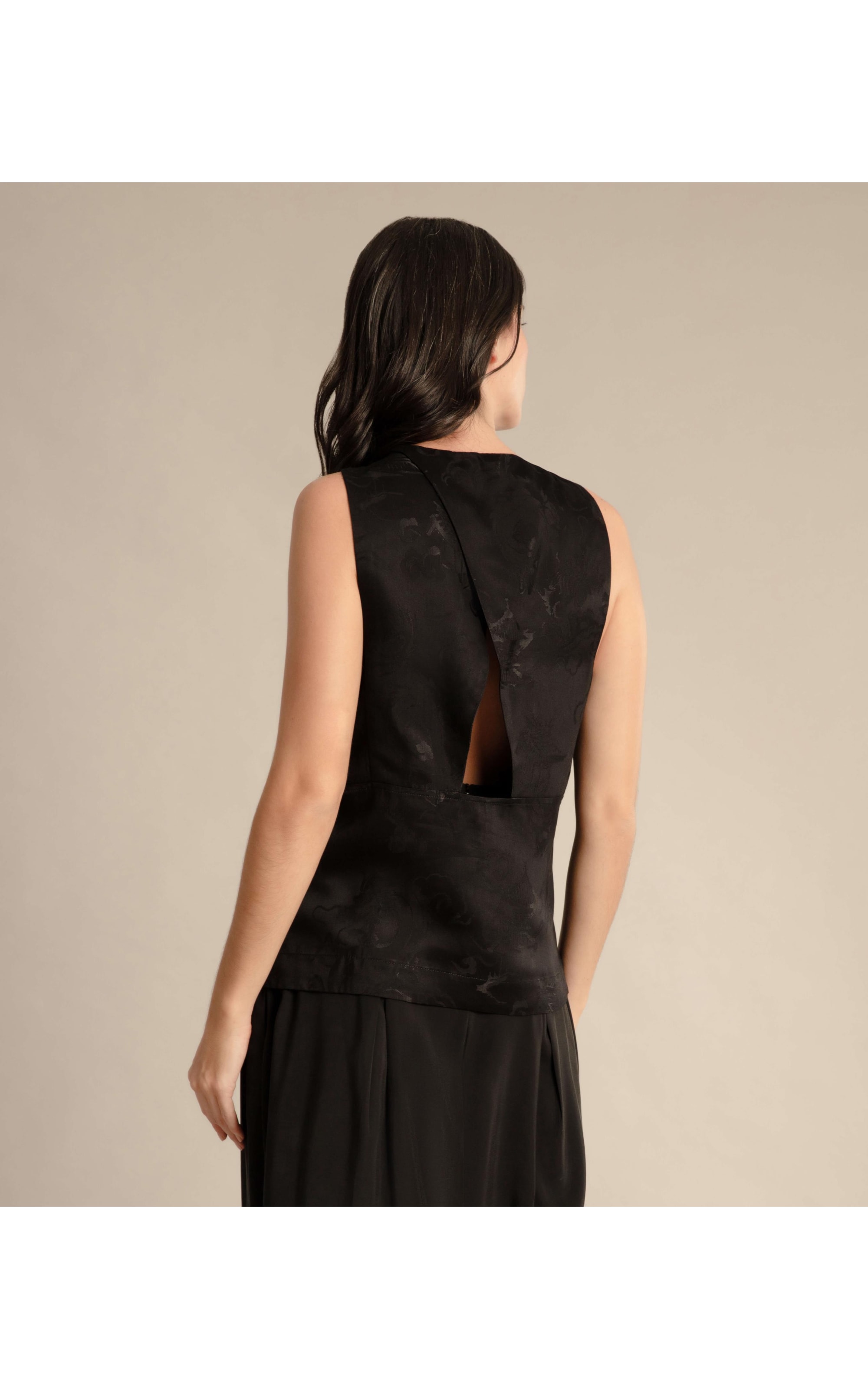Regata Oda Jacquard Preto