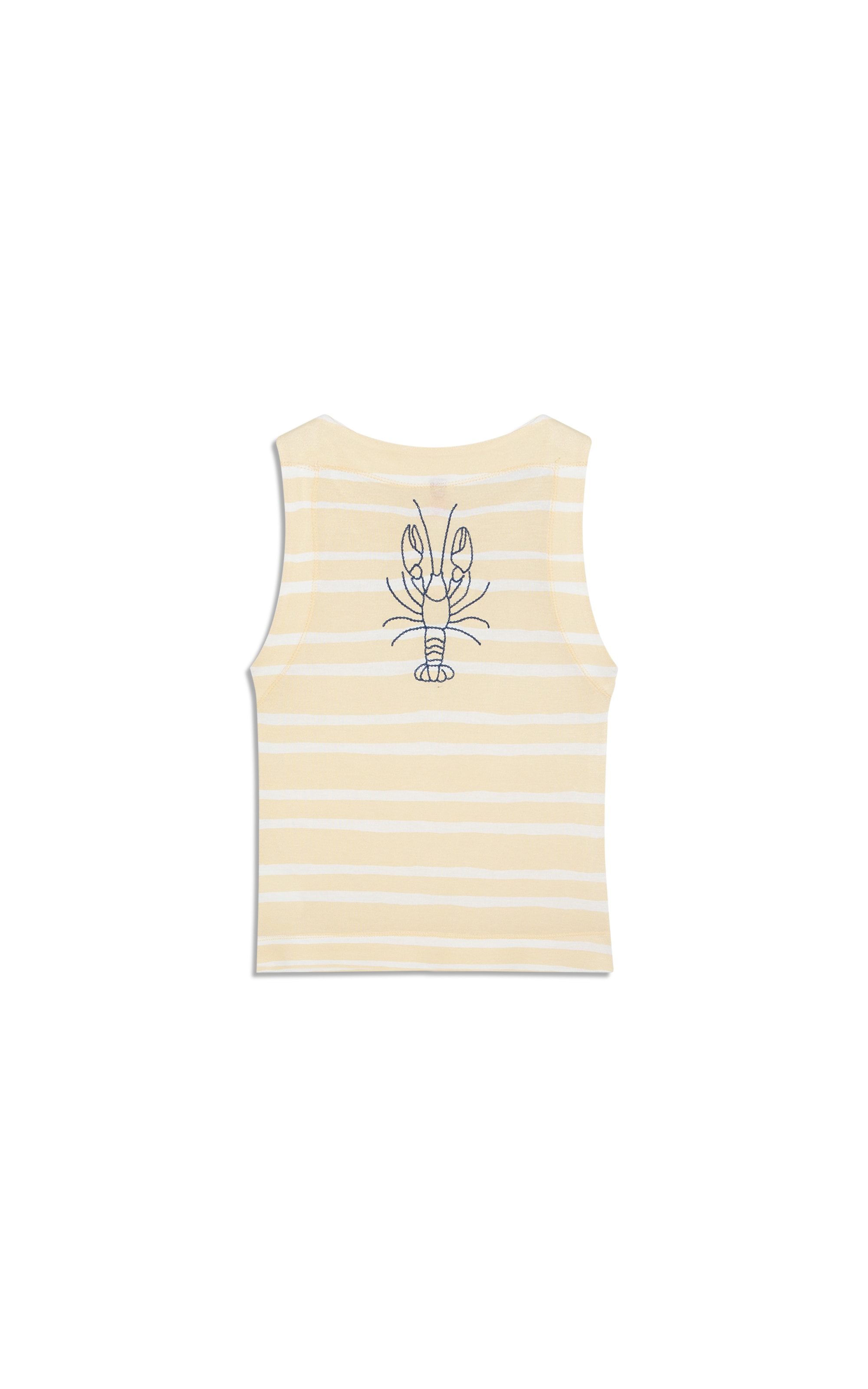 Regata Paula Estampa Bluejay Amarelo