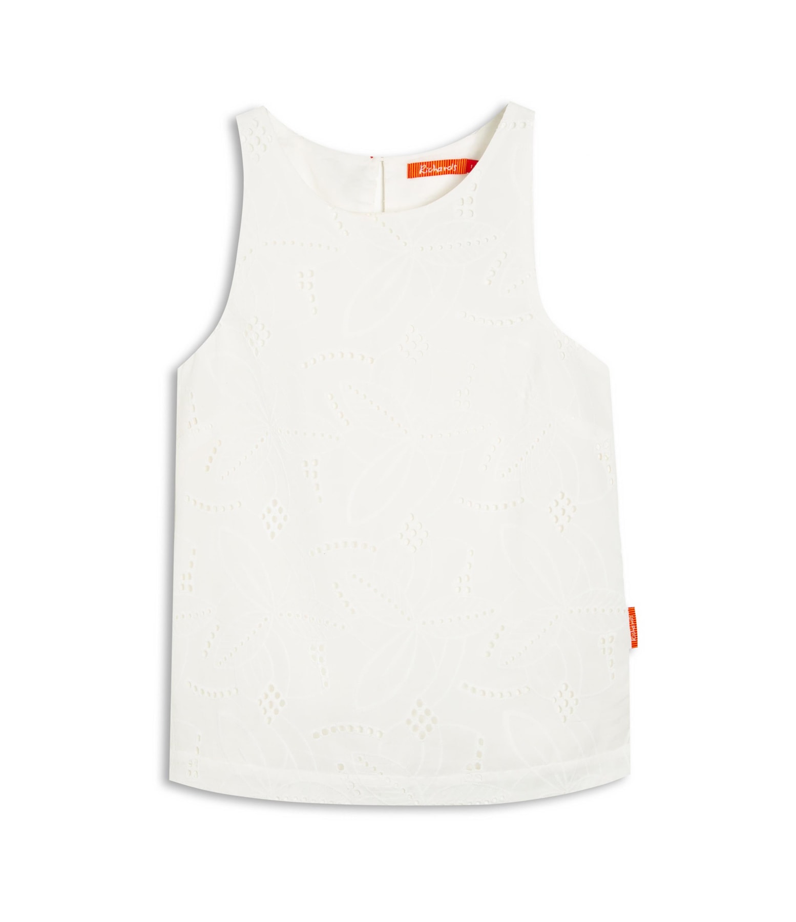 Regata Pisa Cotton Bordado Branco