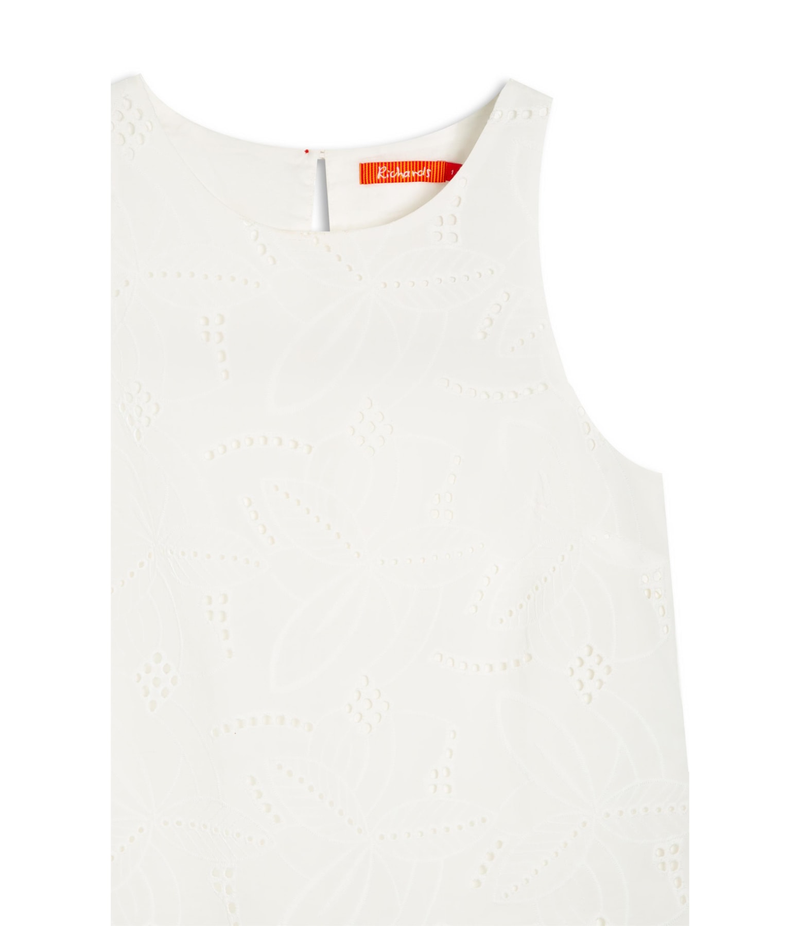 Regata Pisa Cotton Bordado Branco