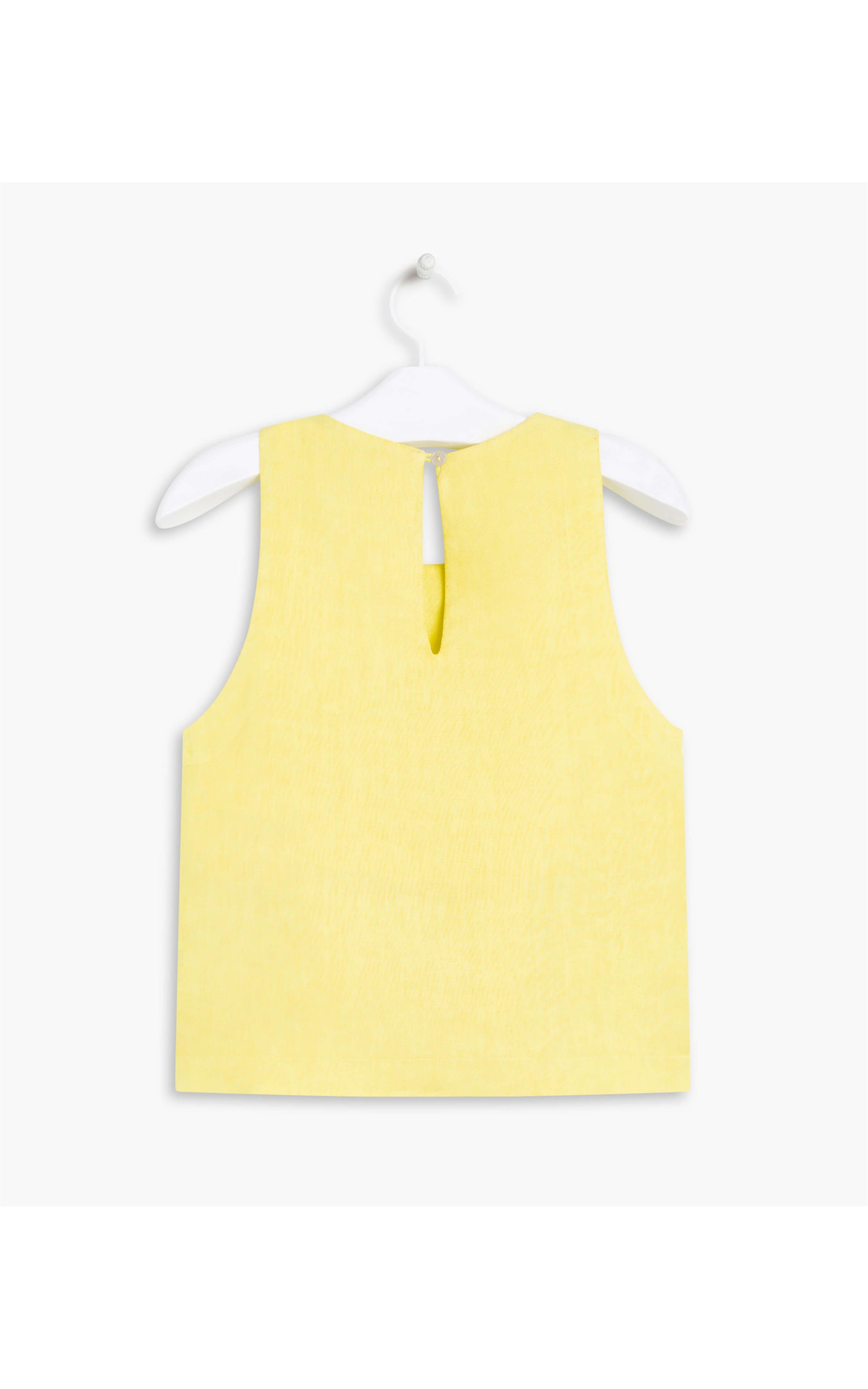 Regata Puro Linho  Ísis Lemon