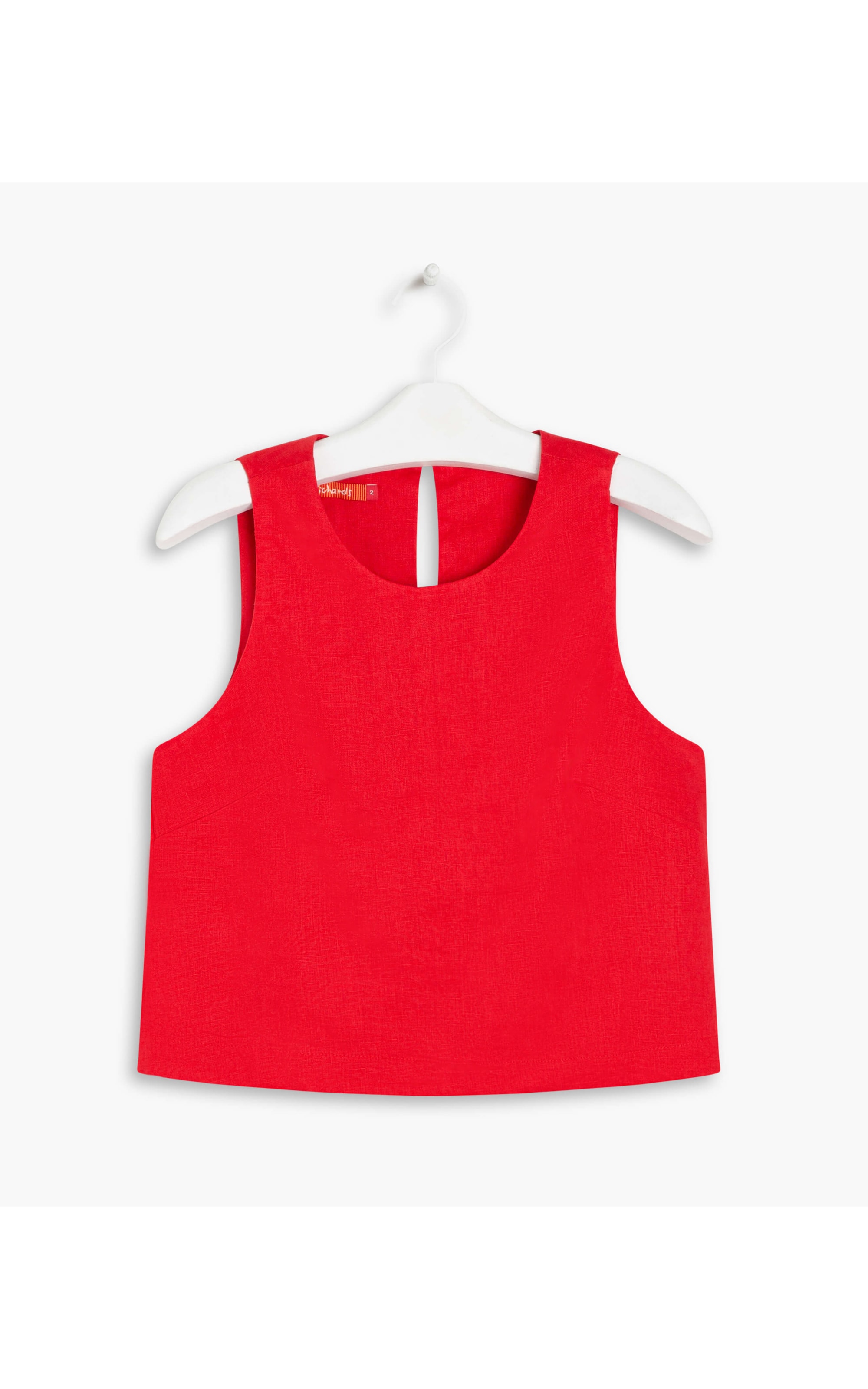 Regata Puro Linho  Ísis Vermelho
