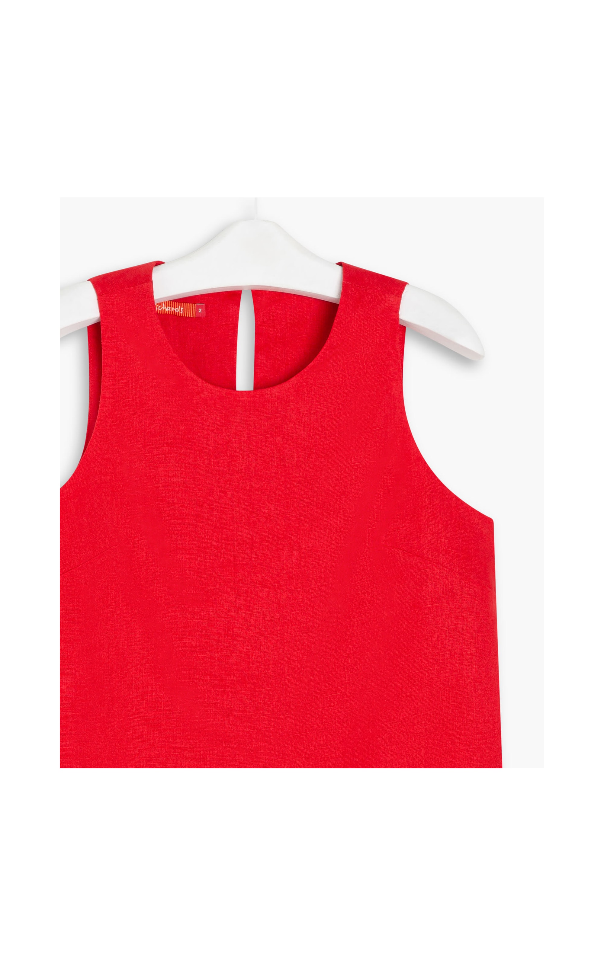 Regata Puro Linho  Ísis Vermelho