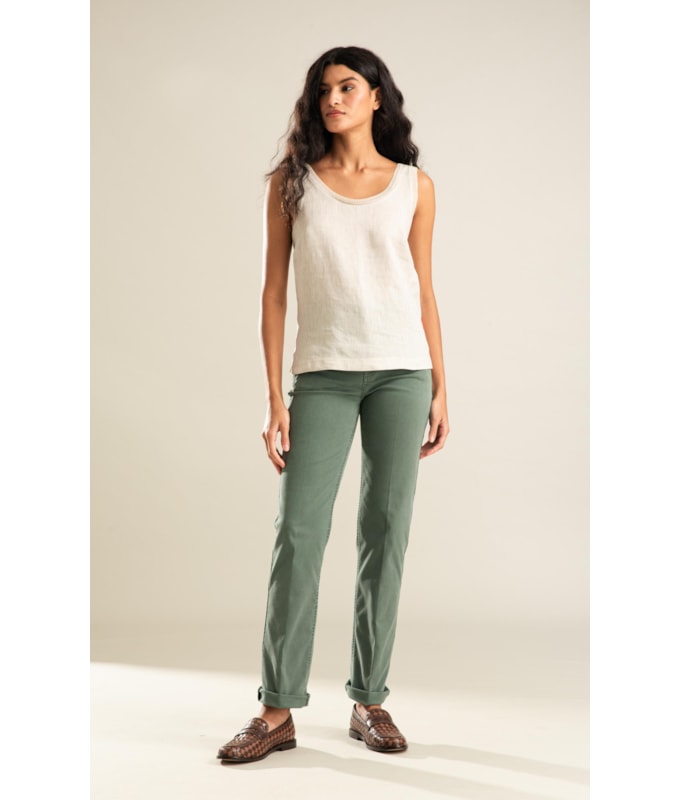 Regata Puro Linho Lona  Natural