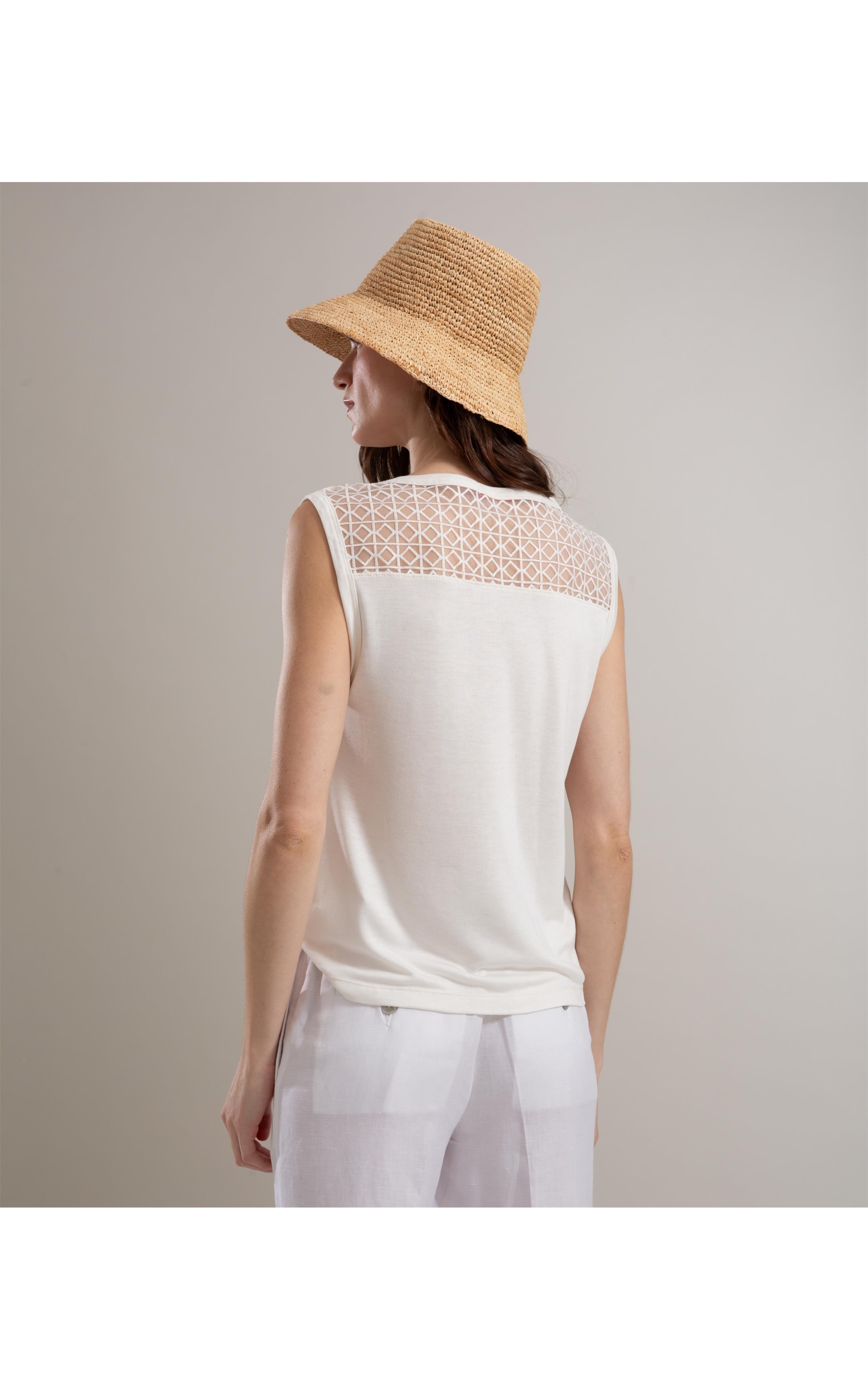 Regata Rosa Renda Off White