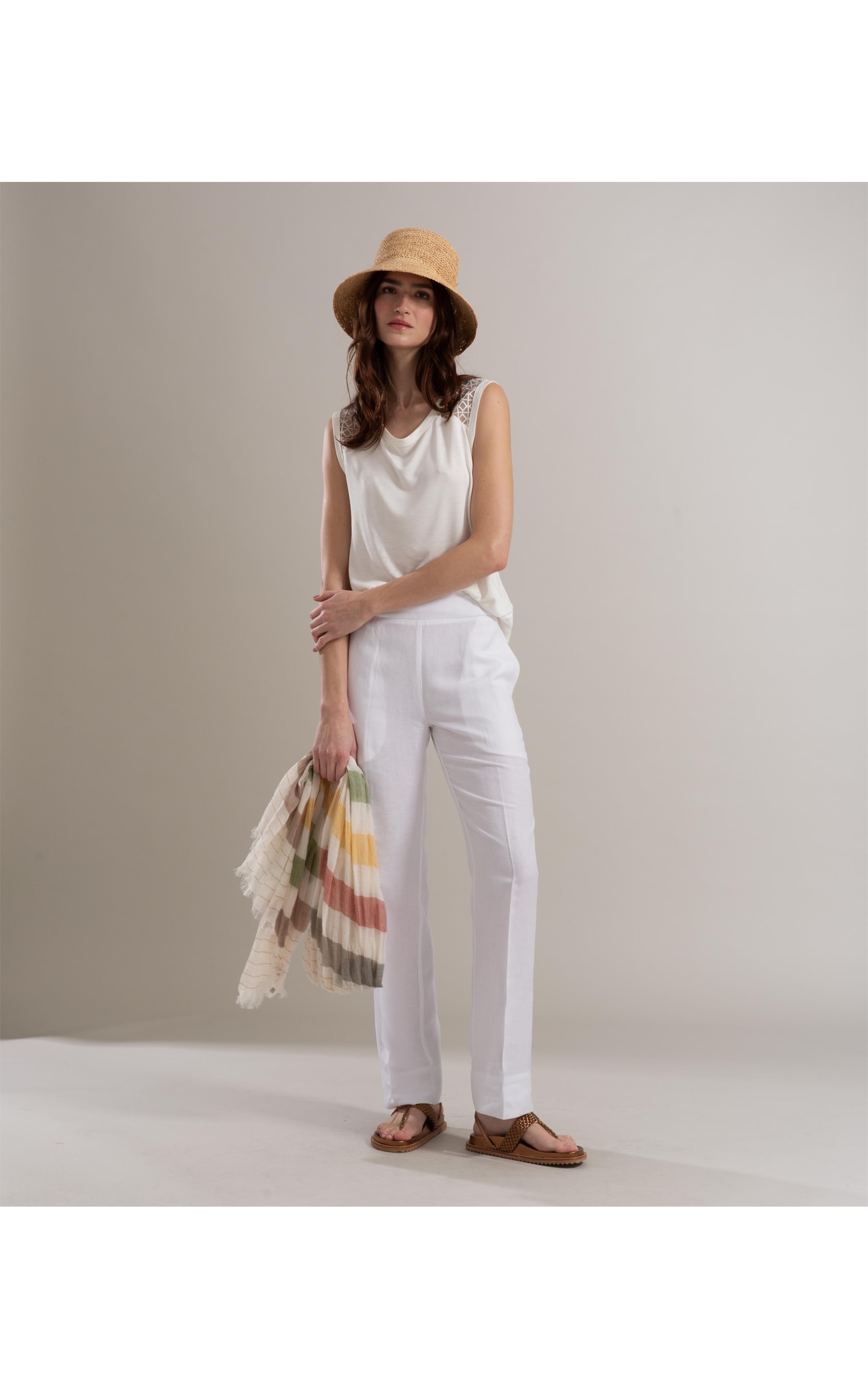 Regata Rosa Renda Off White