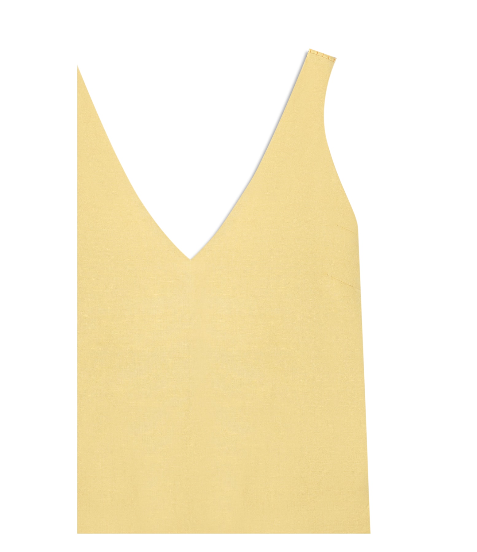 Regata Simas Linho Blend Amarelo Claro