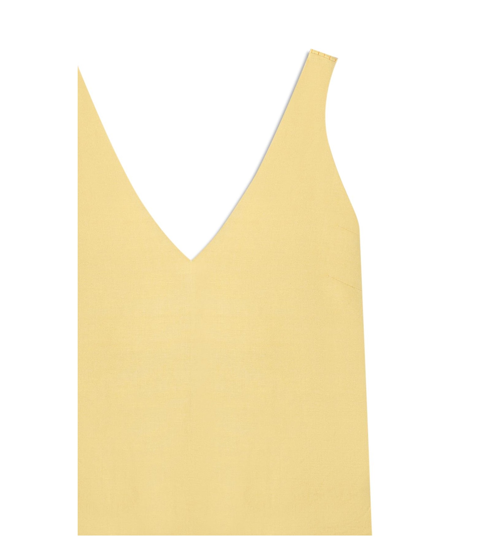 Regata Simas Linho Blend Amarelo Claro