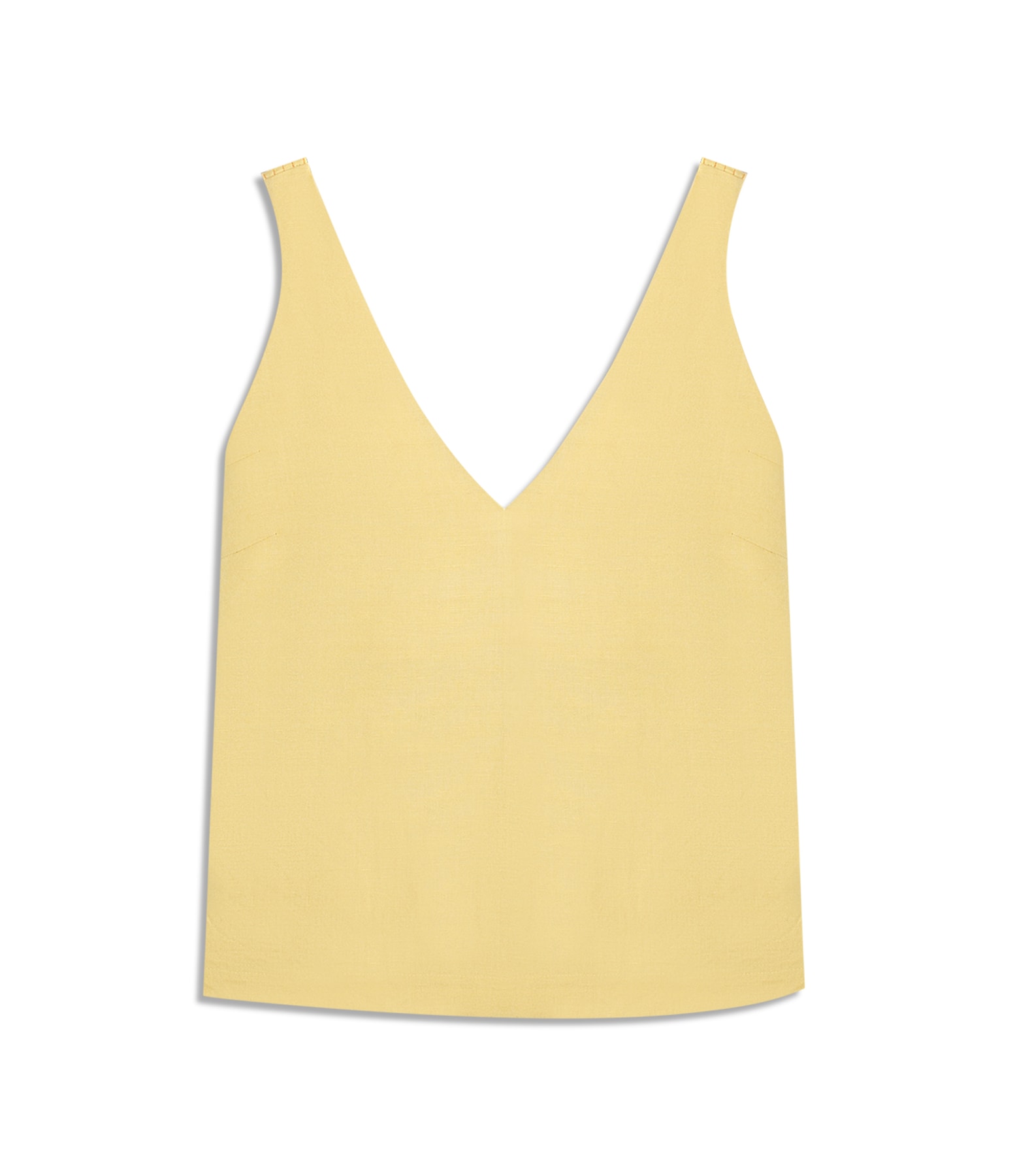 Regata Simas Linho Blend Amarelo Claro