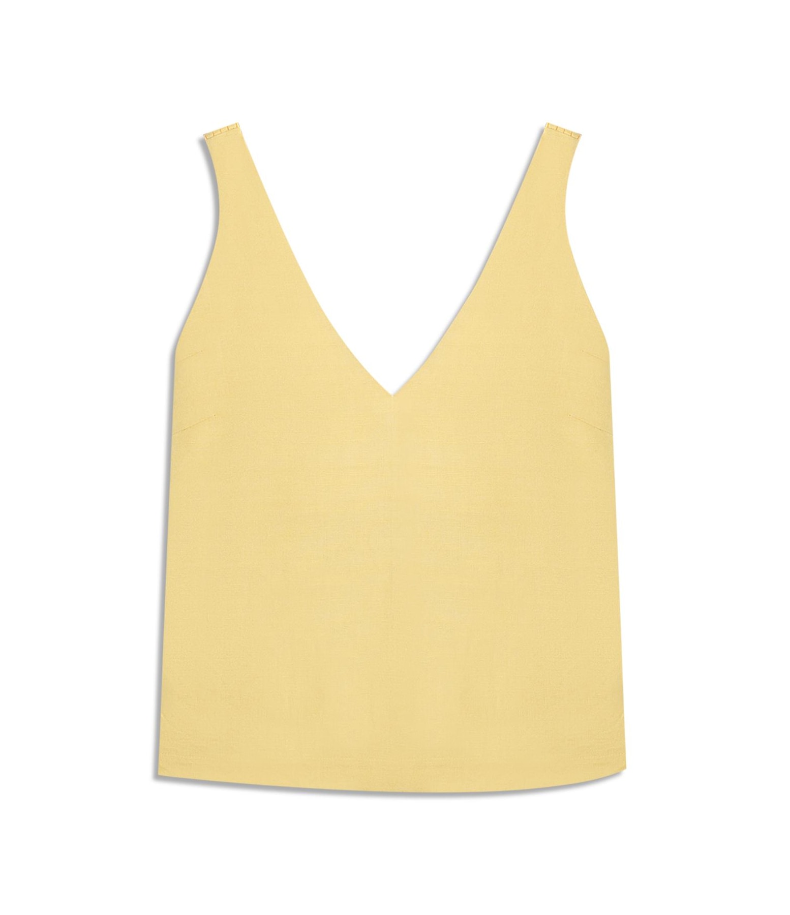 Regata Simas Linho Blend Amarelo Claro