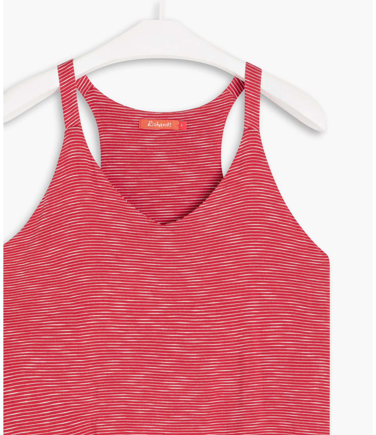 Regata Solei Listrada Vermelho