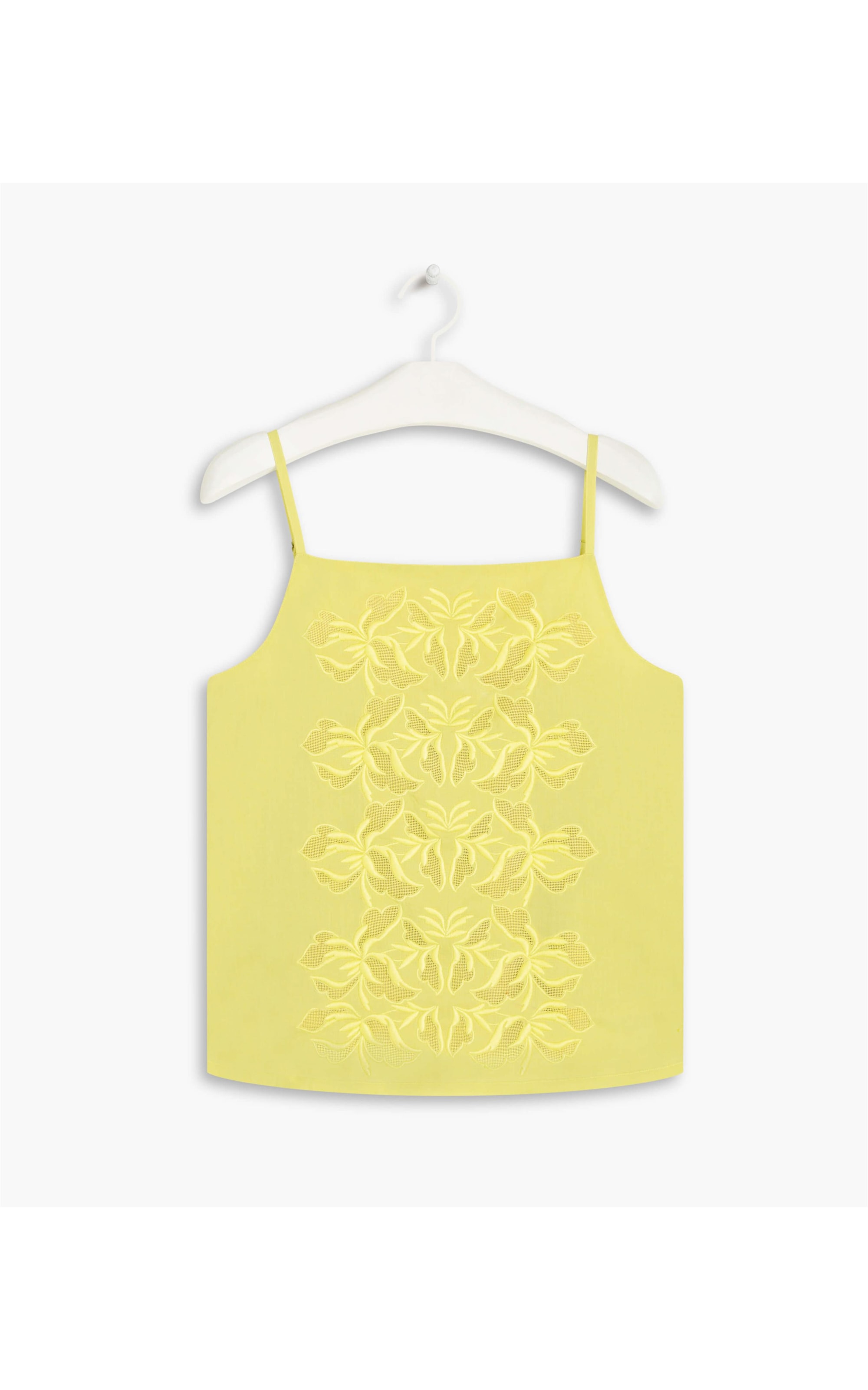  Regata Tessa Bordada Amarelo Claro
