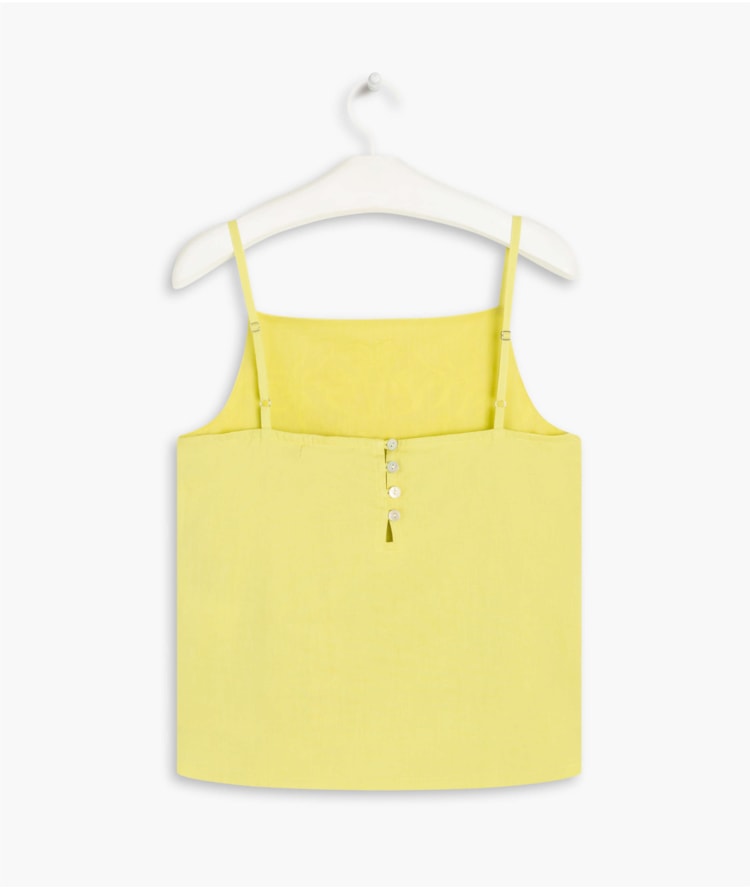  Regata Tessa Bordada Amarelo Claro