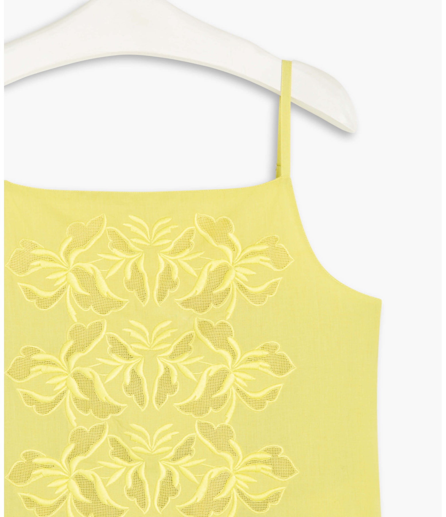  Regata Tessa Bordada Amarelo Claro