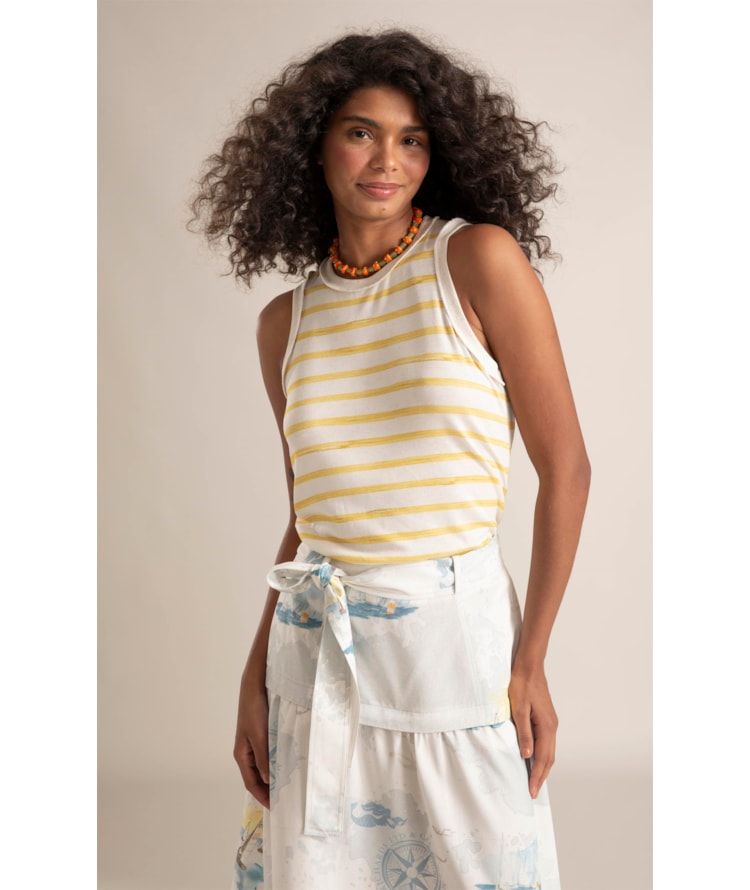 Regata Violette Amarelo