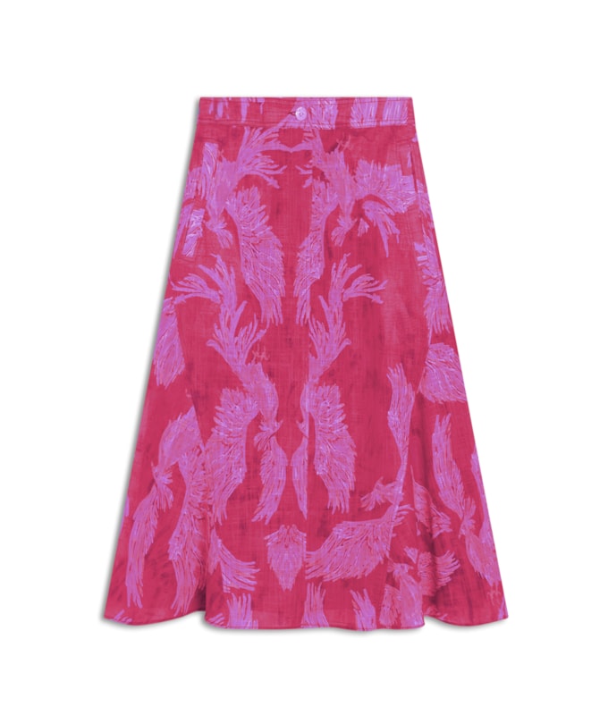 Saia Aias Algodao Pink