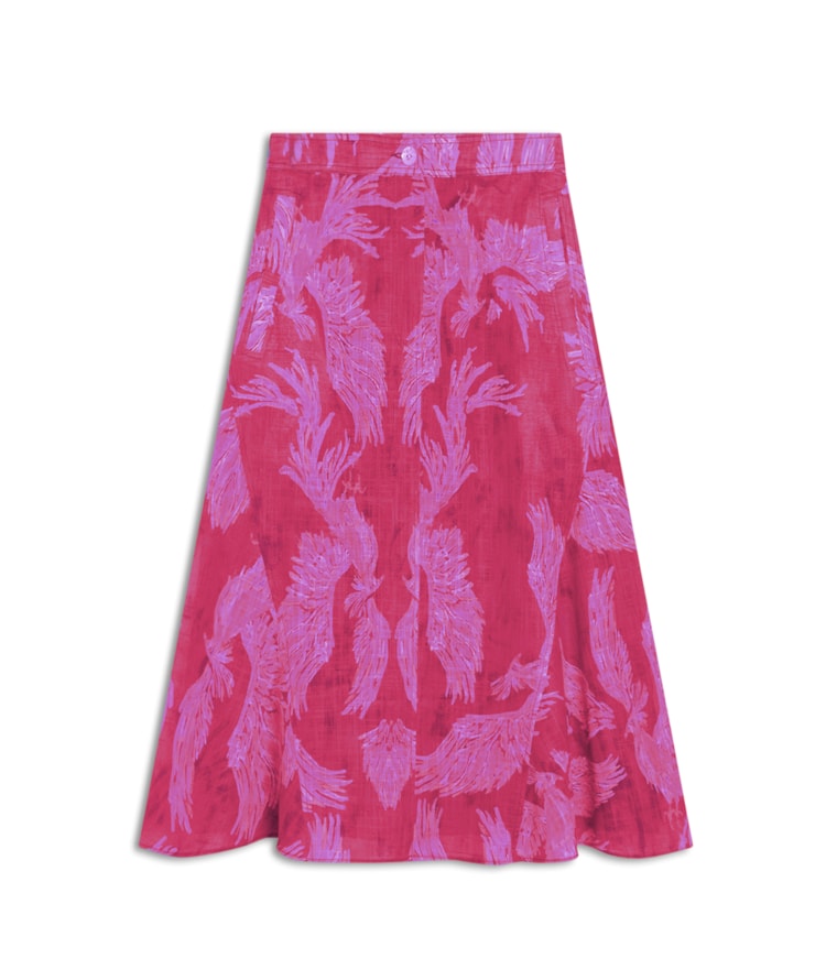 Saia Aias Algodao Pink