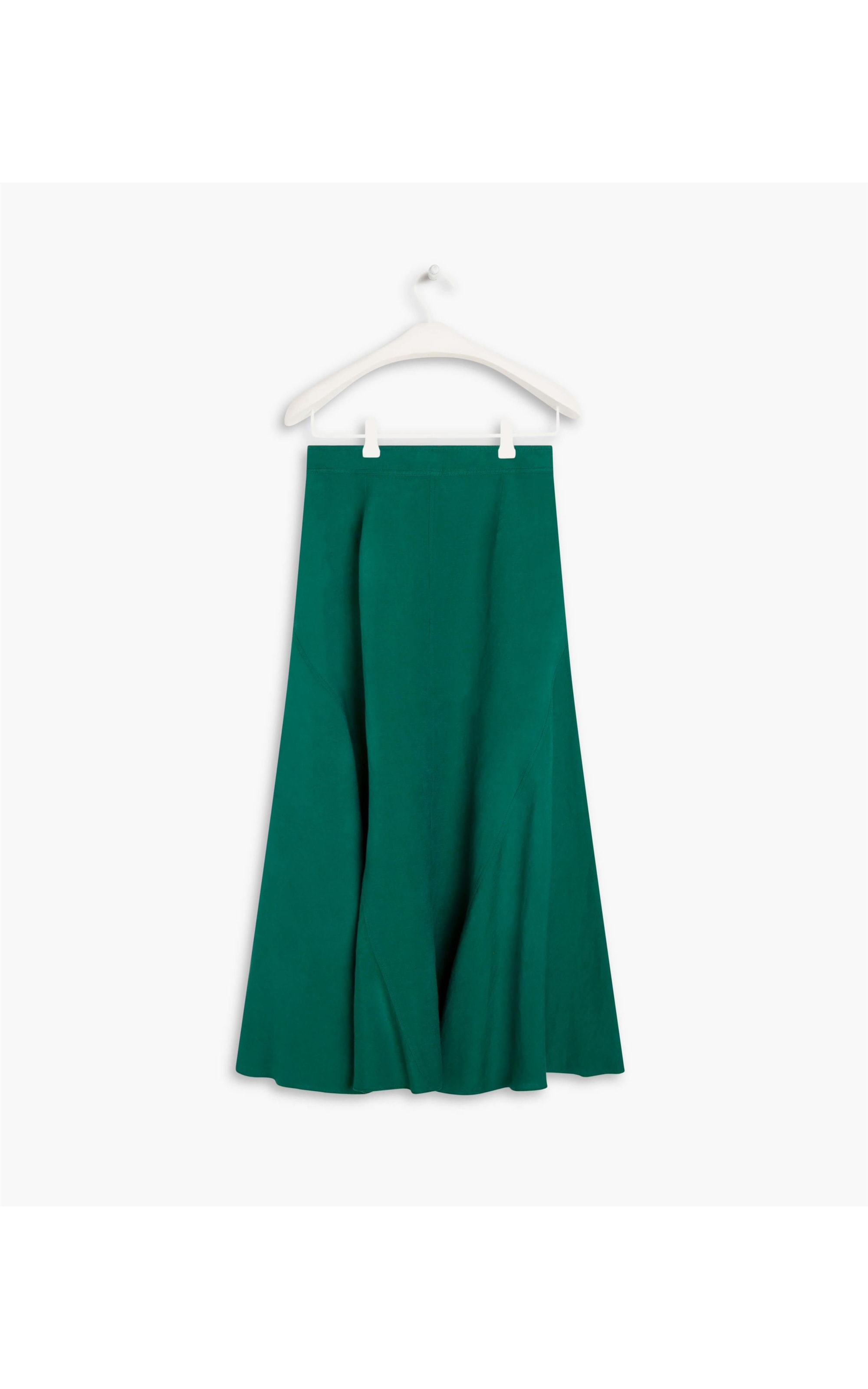 Saia Aias Linho Liso Verde