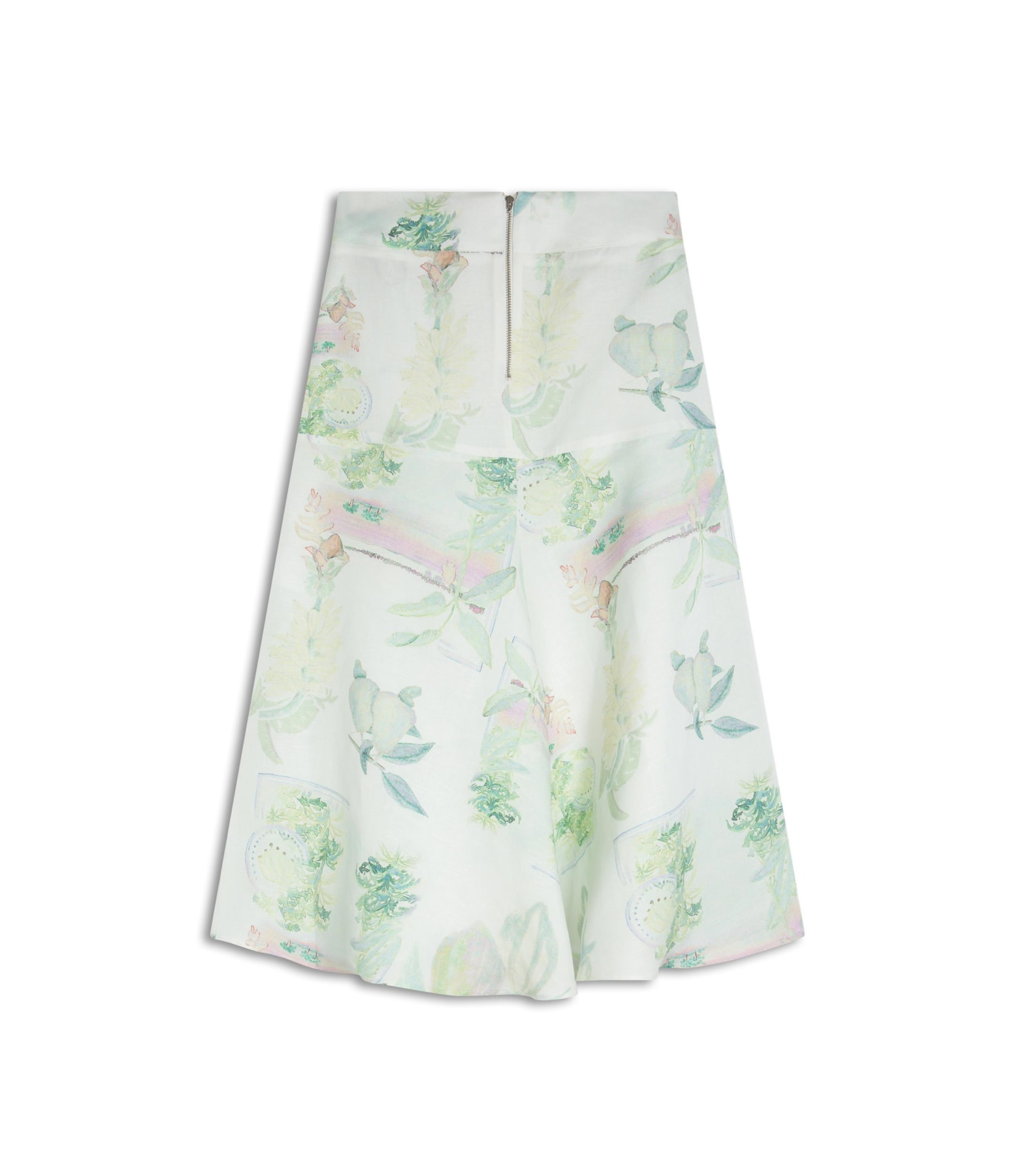 Saia Alina Lb Estampado Branco