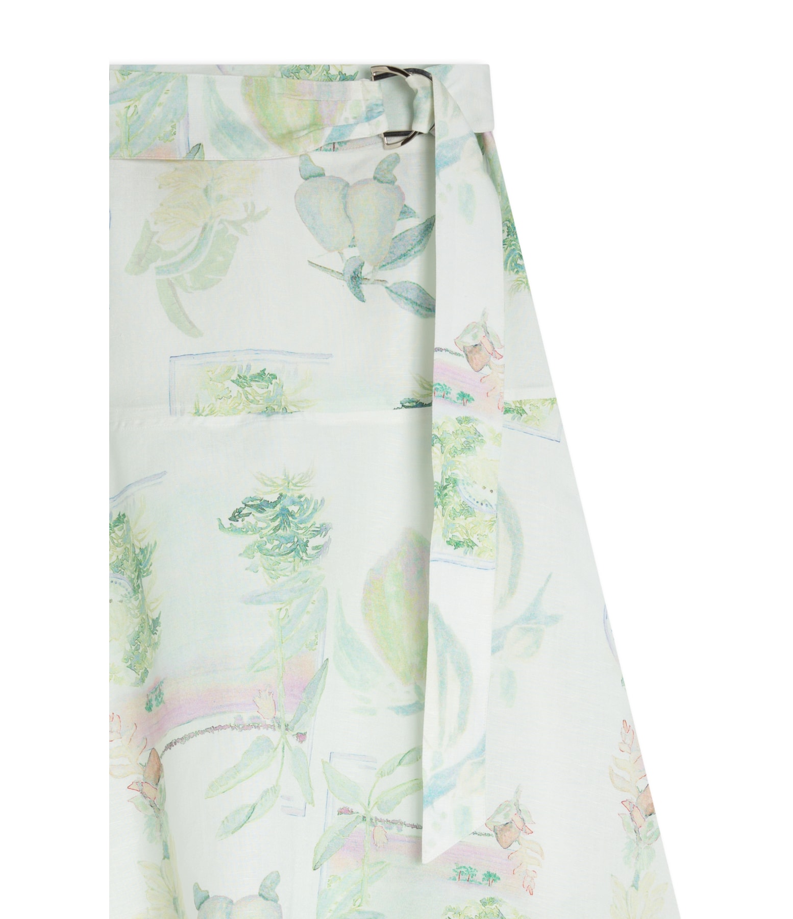 Saia Alina Lb Estampado Branco