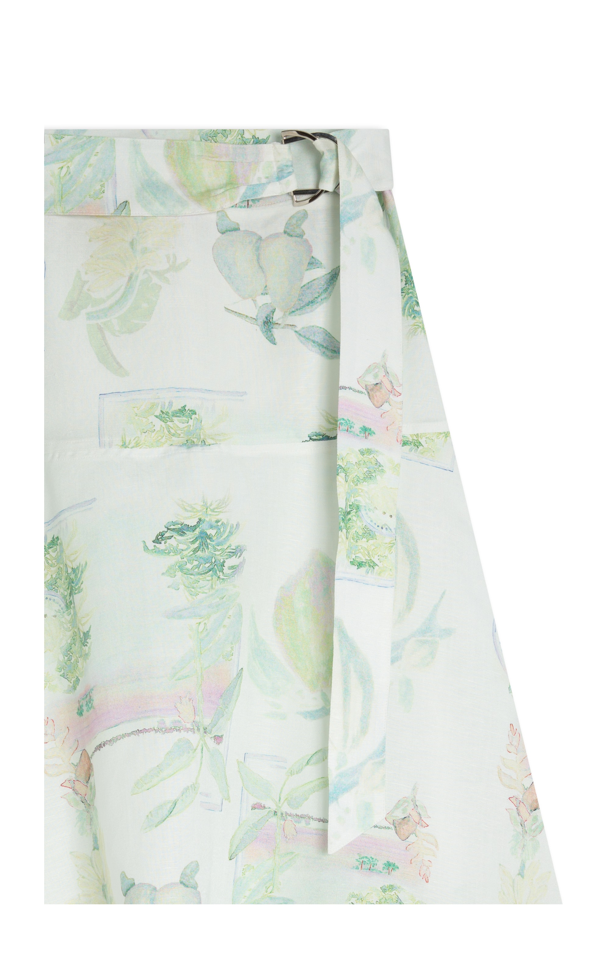 Saia Alina Lb Estampado Branco