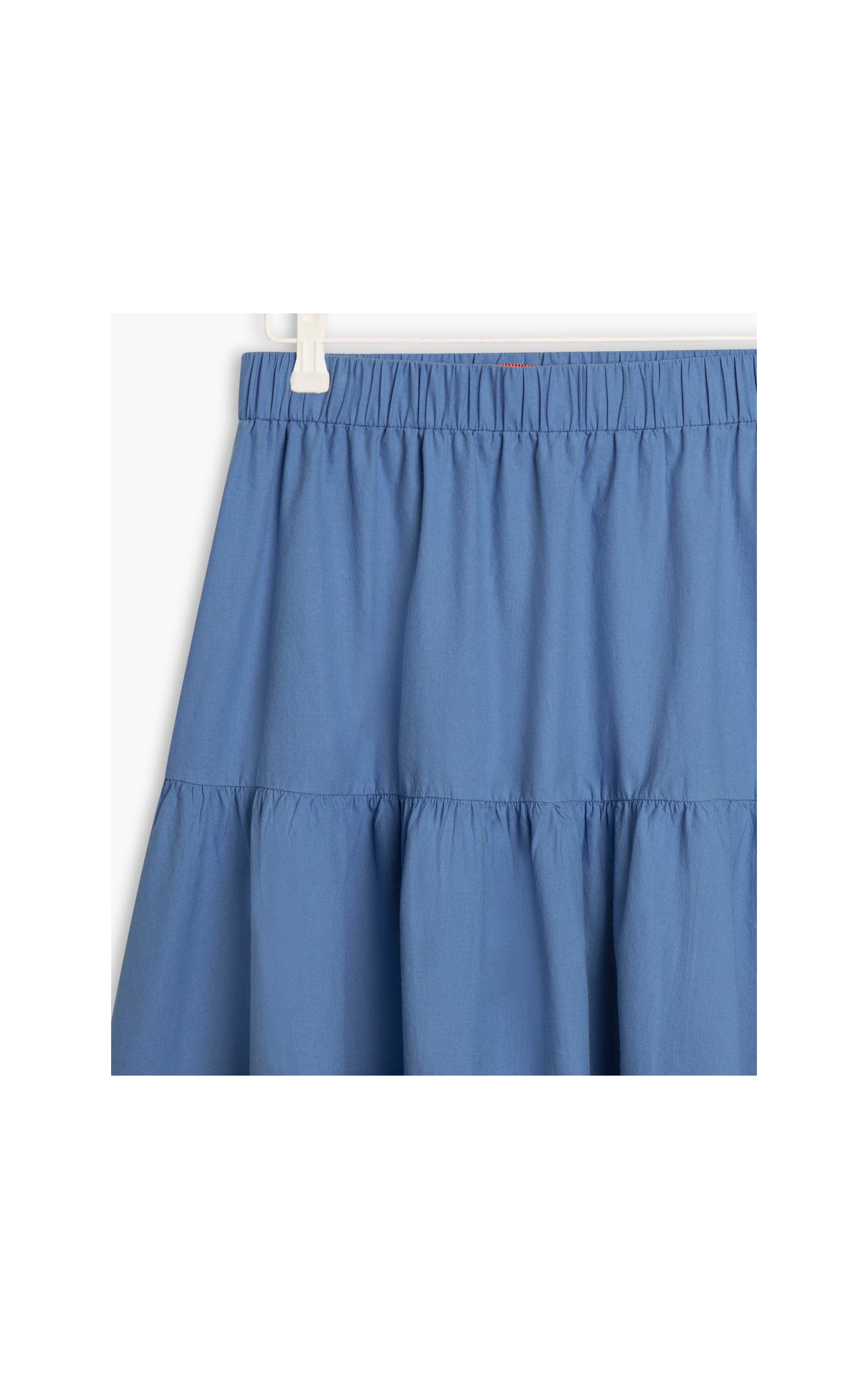 Saia Cantareira Algodao Liso Azul Bic