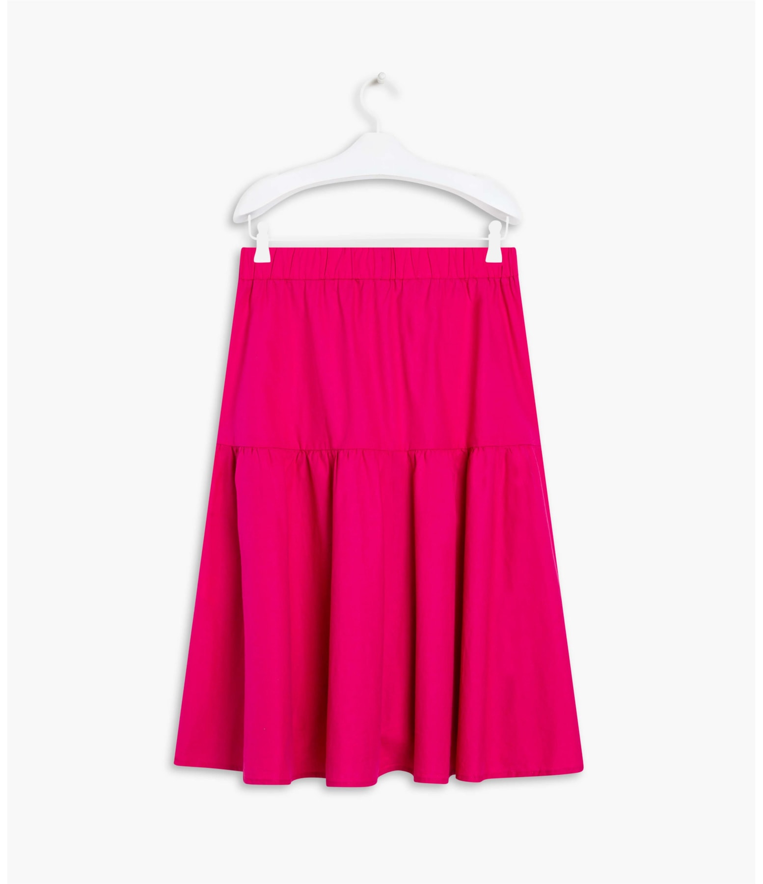 Saia Cantareira Algodao Liso Magenta
