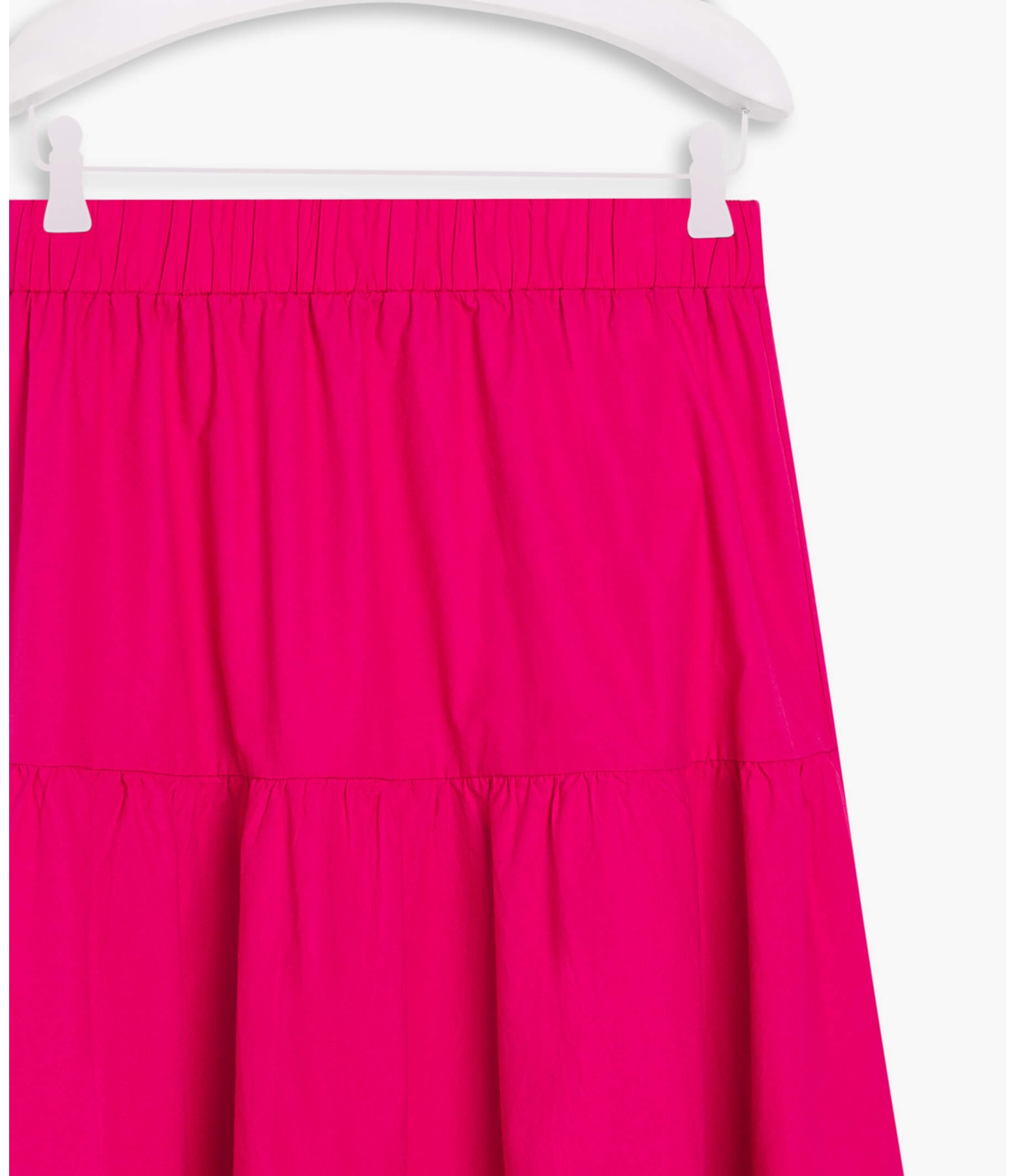 Saia Cantareira Algodao Liso Magenta