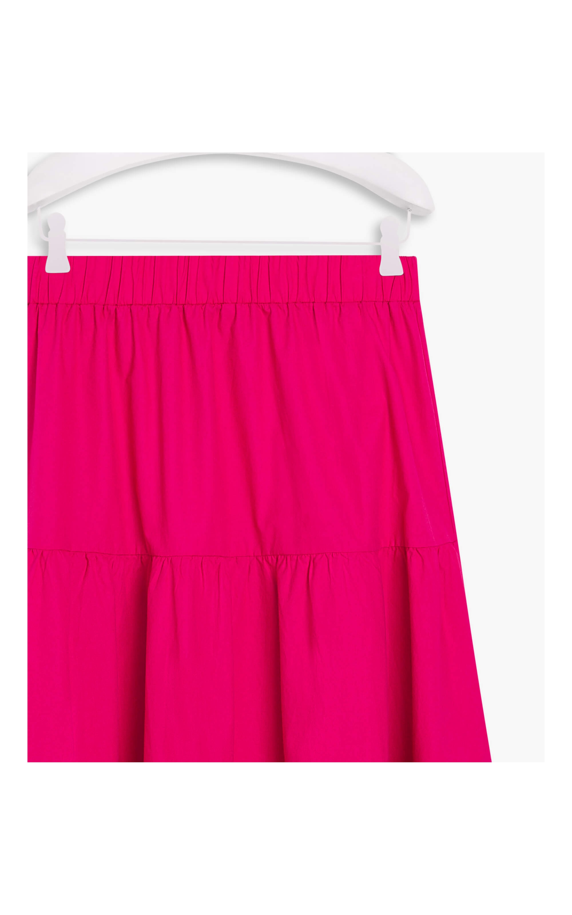 Saia Cantareira Algodao Liso Magenta