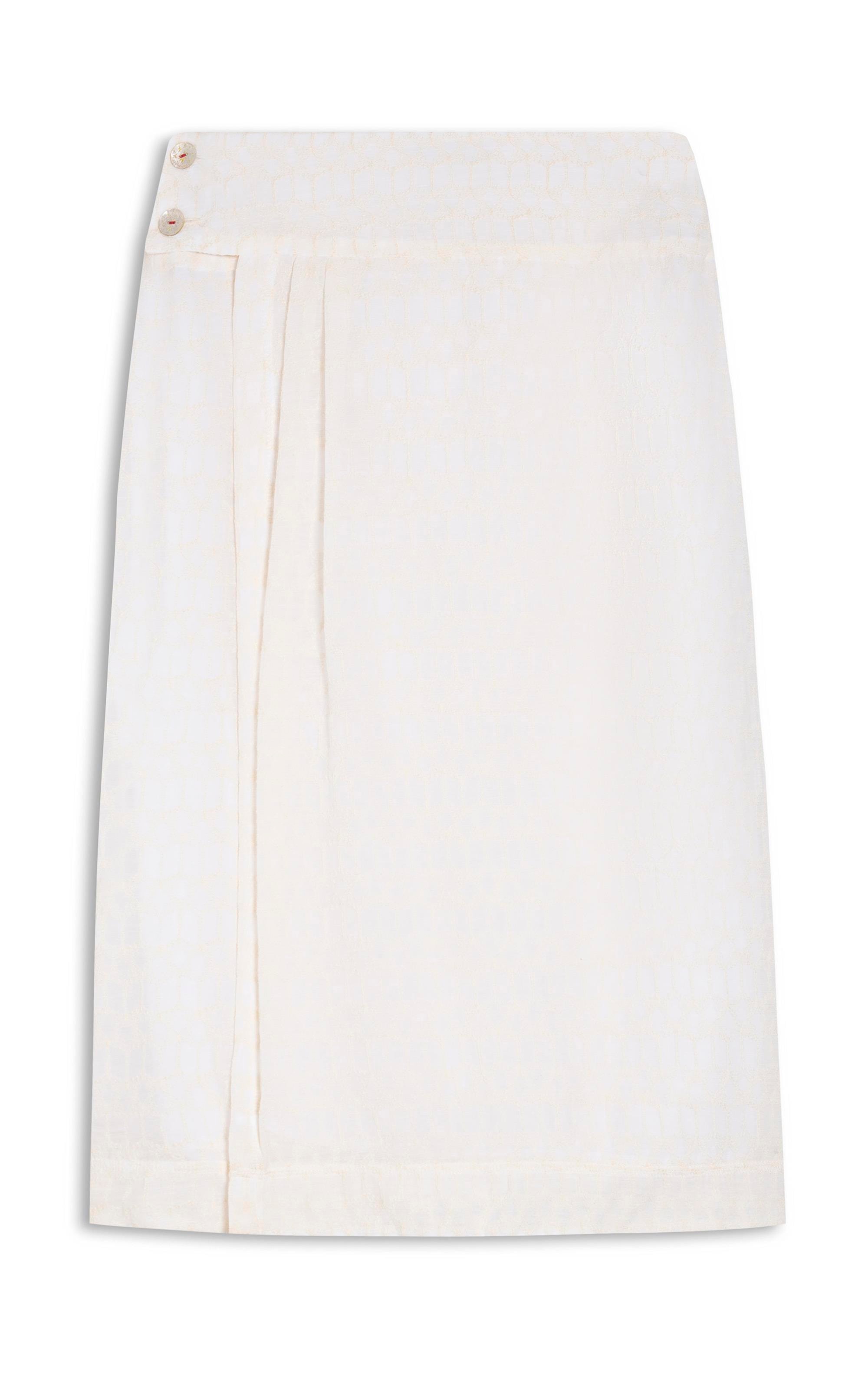 Saia Capodanno Coqueiros Bordada Off White