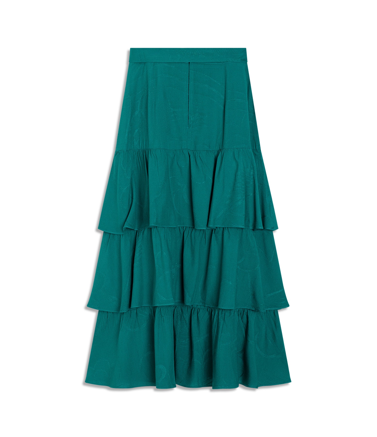  Saia Carmen Viscose Jacquard Verde