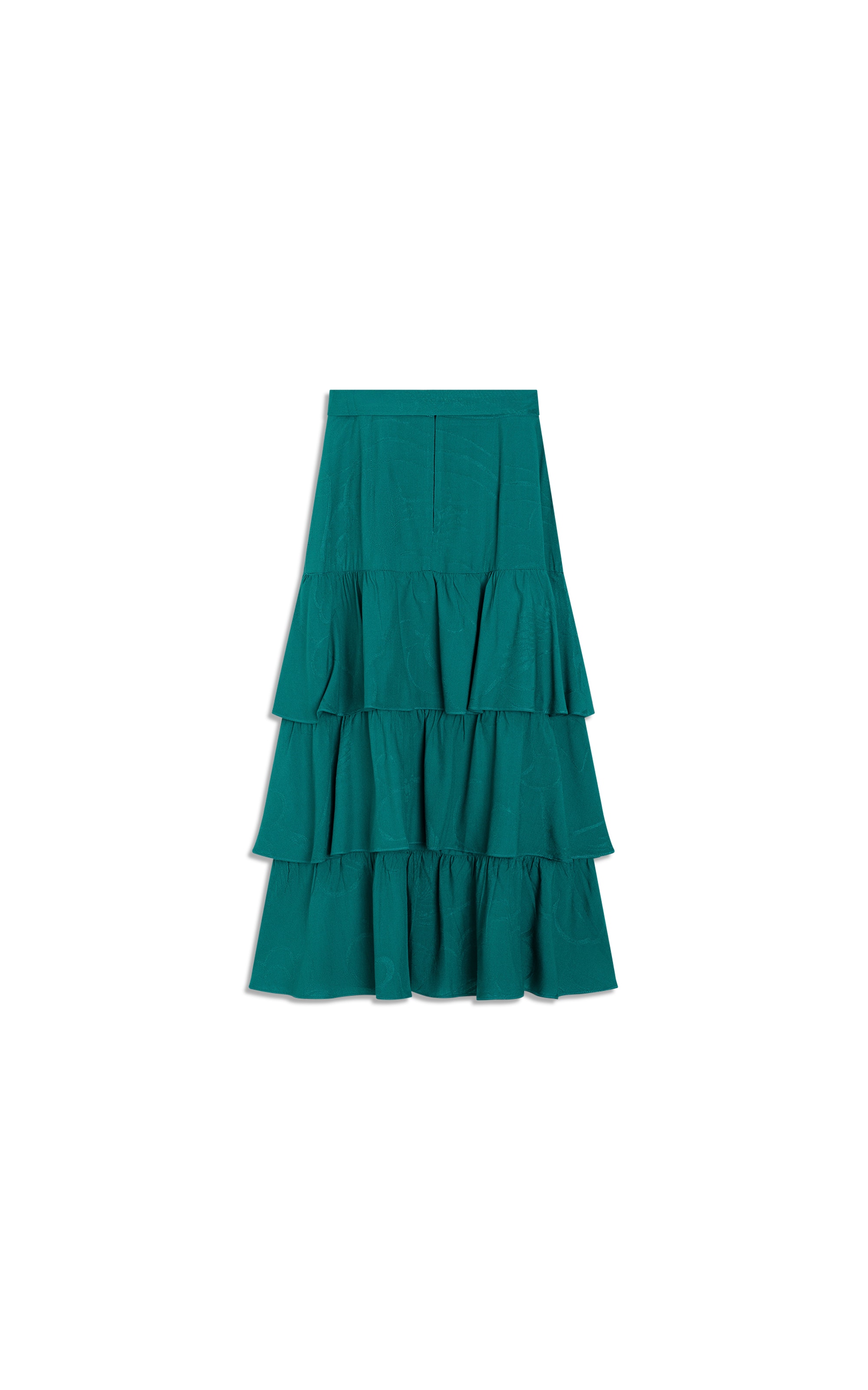  Saia Carmen Viscose Jacquard Verde