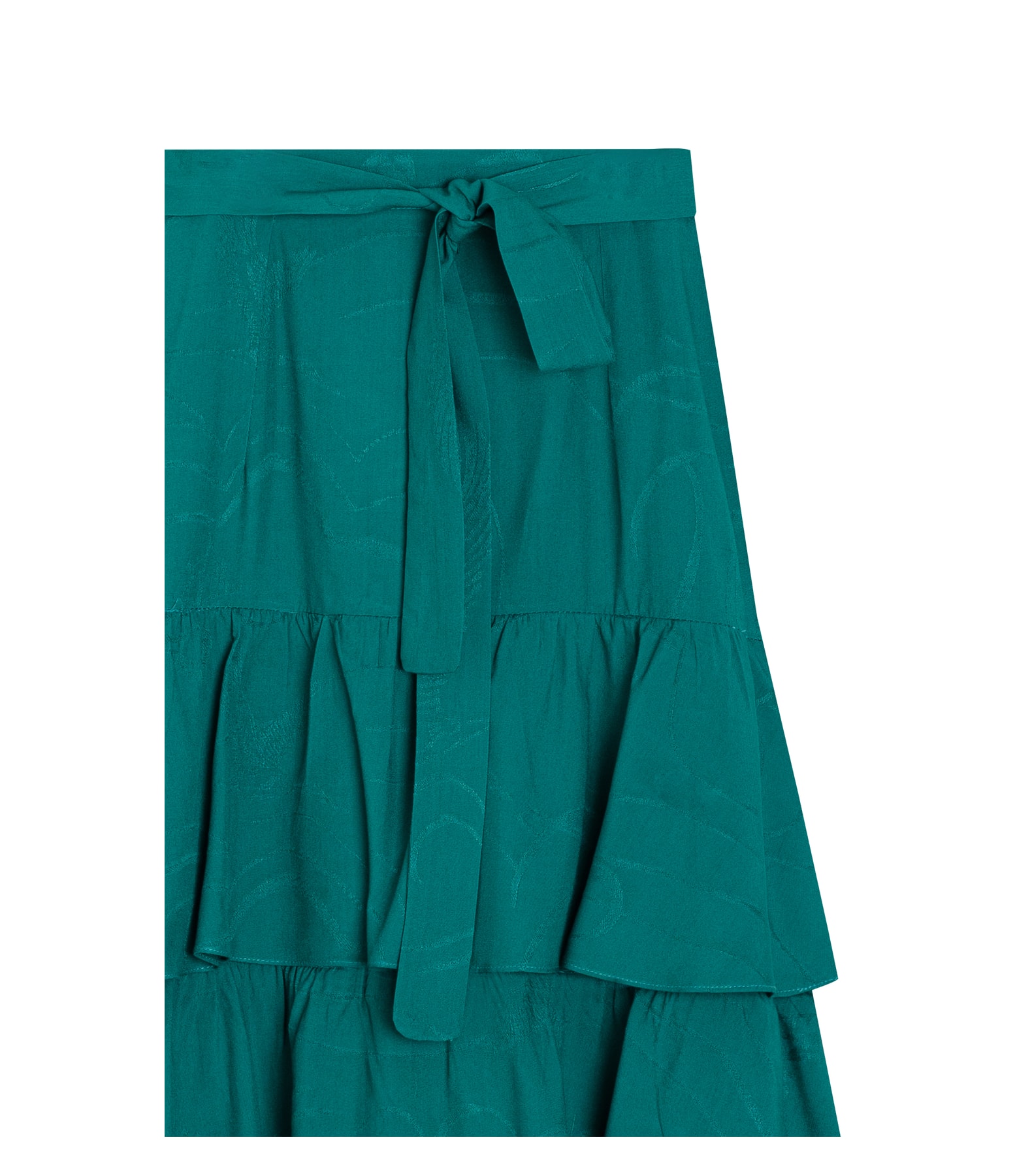  Saia Carmen Viscose Jacquard Verde