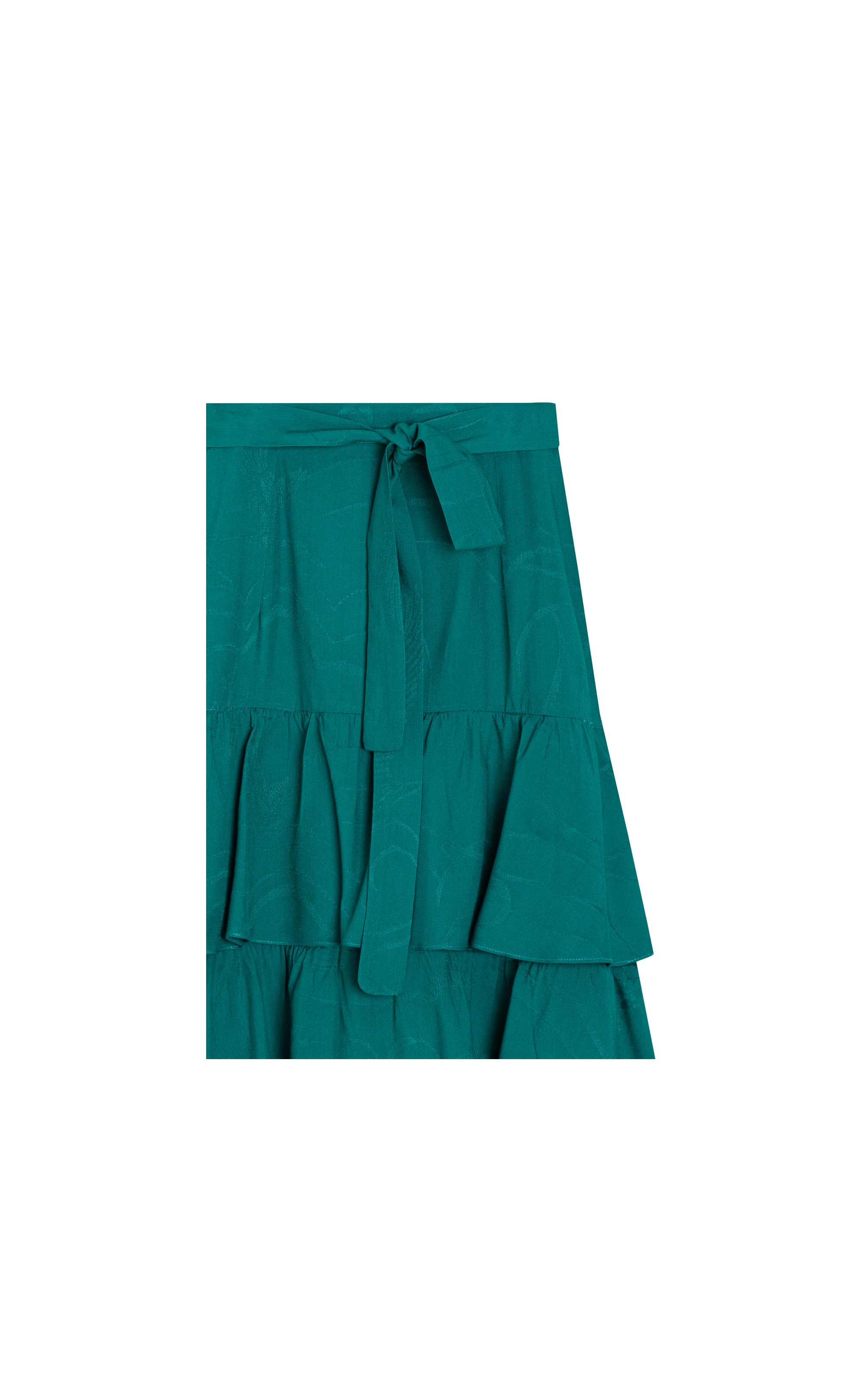  Saia Carmen Viscose Jacquard Verde