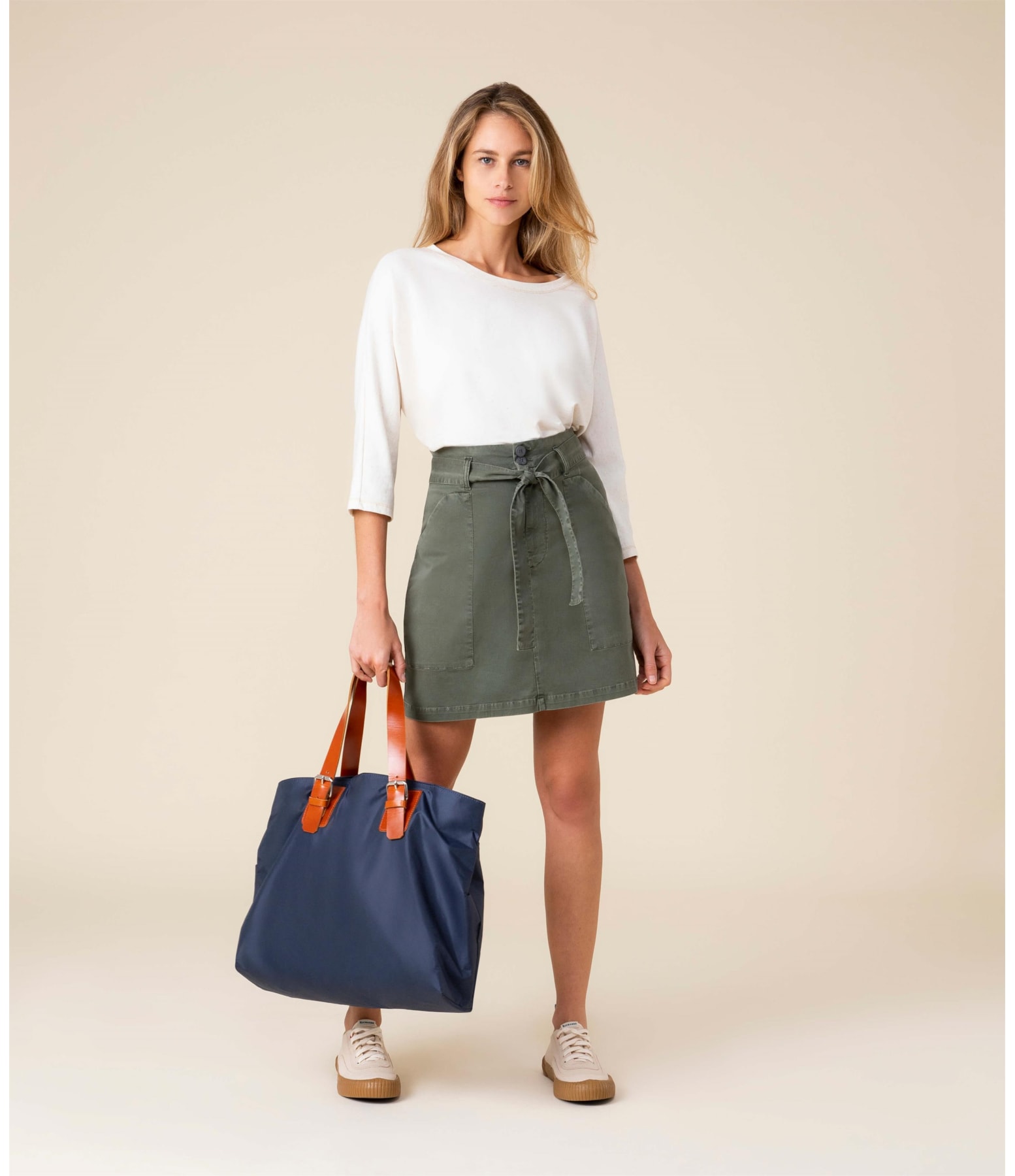 Saia Clochard Canvas Verde Escuro